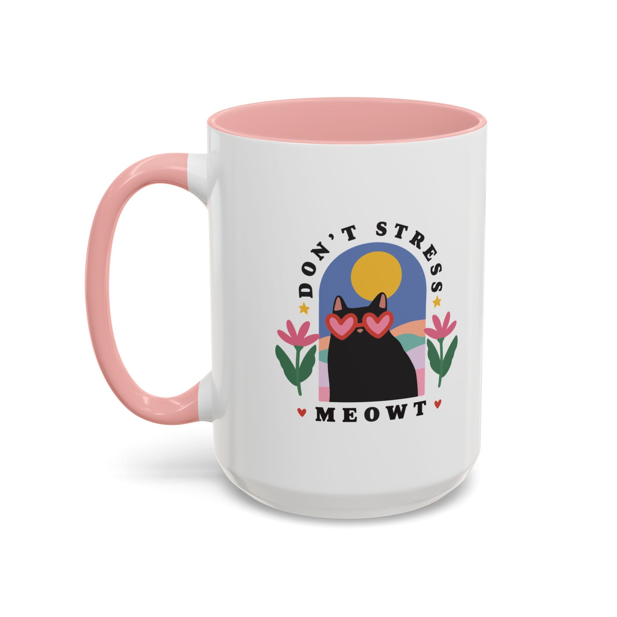 Don't Stress Meowt 15oz Coffee Mug