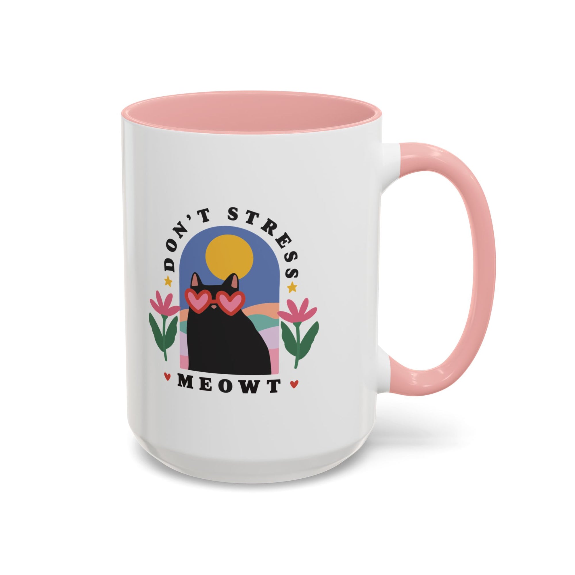Don't Stress Meowt 15oz Coffee Mug