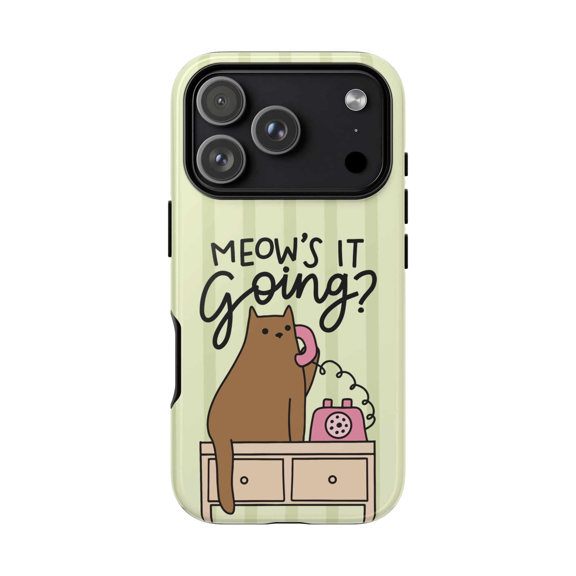 Meow's It Going? iPhone Case