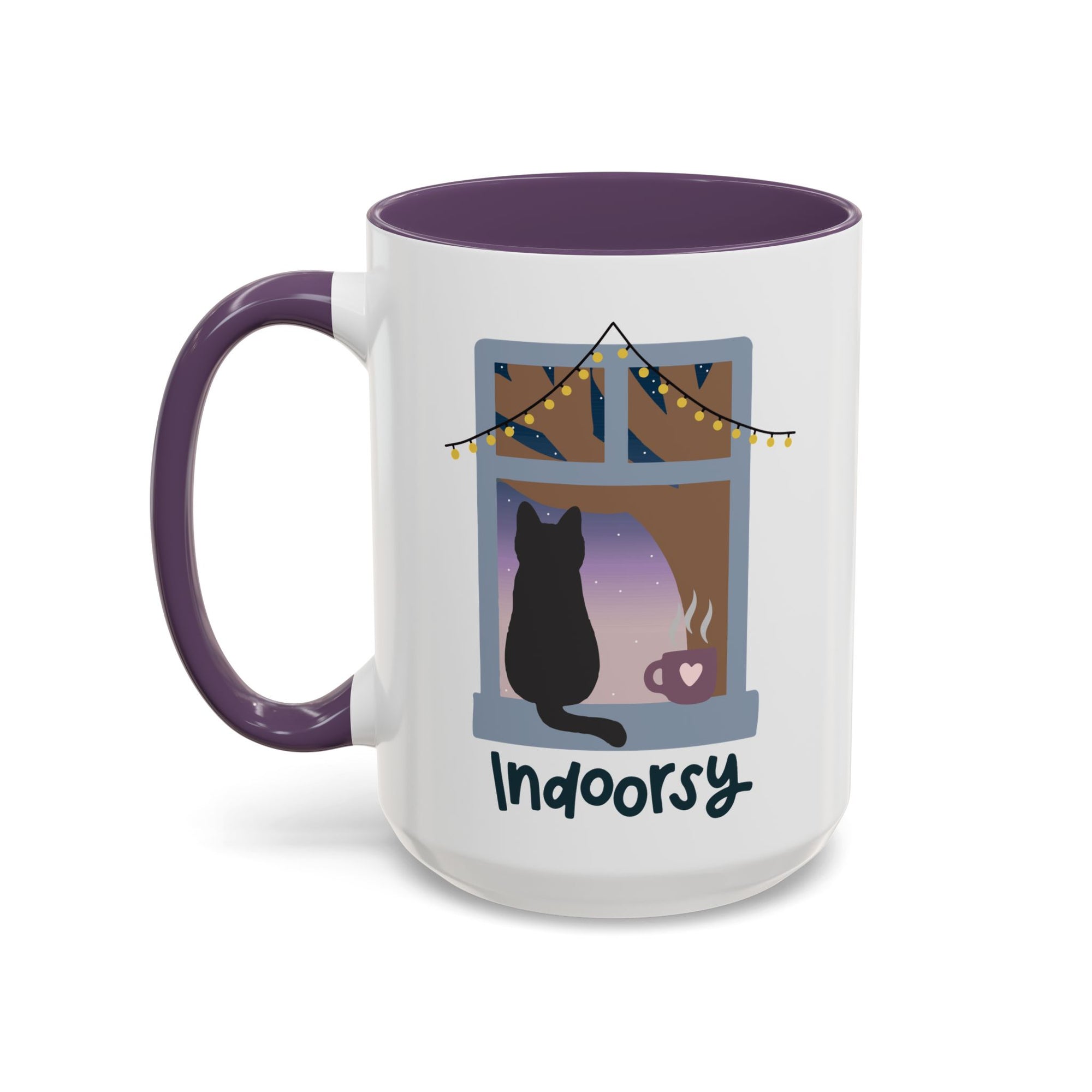 Indoorsy Cat 15oz Coffee Mug