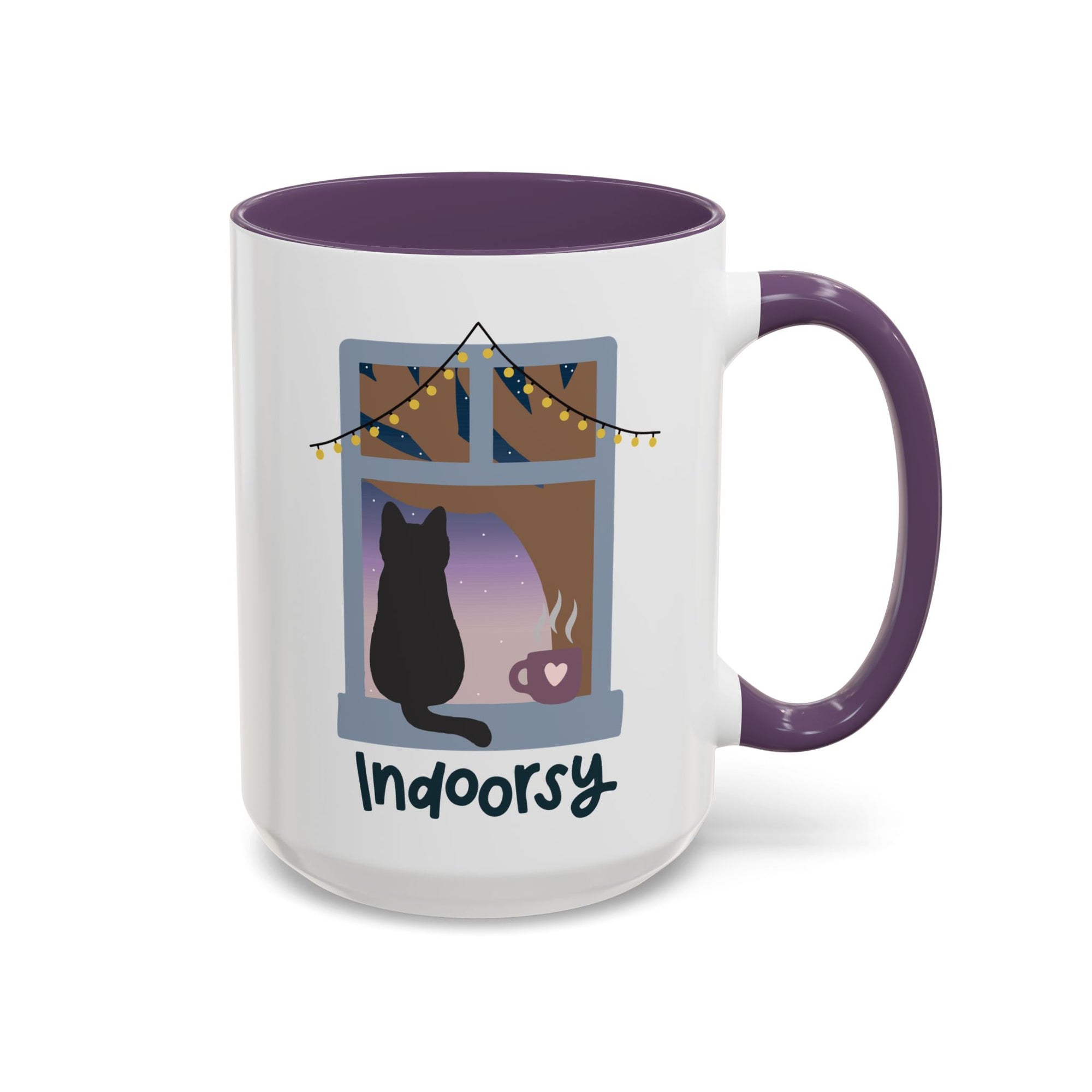Indoorsy Cat 15oz Coffee Mug