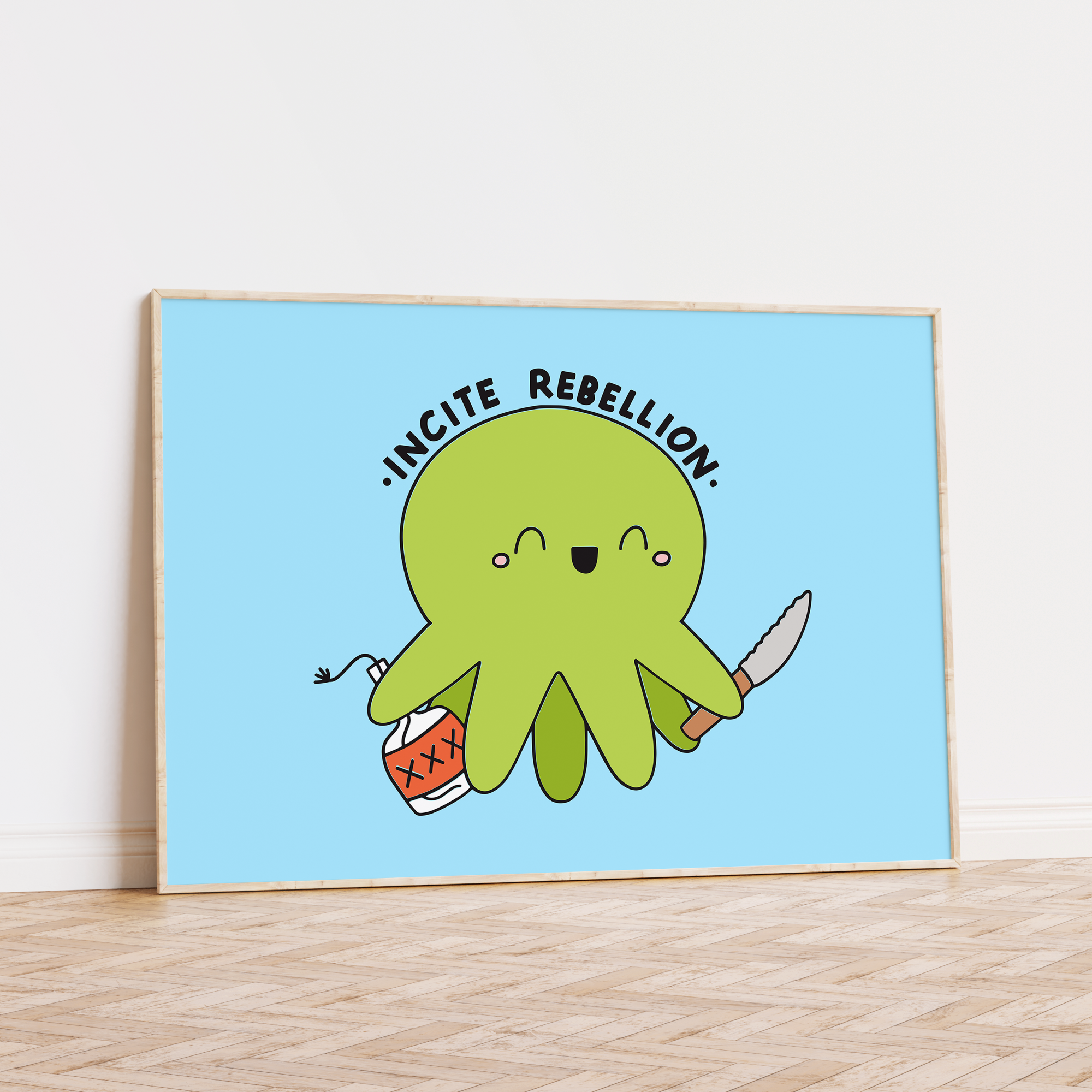 Incite Rebellion Unframed Art Print