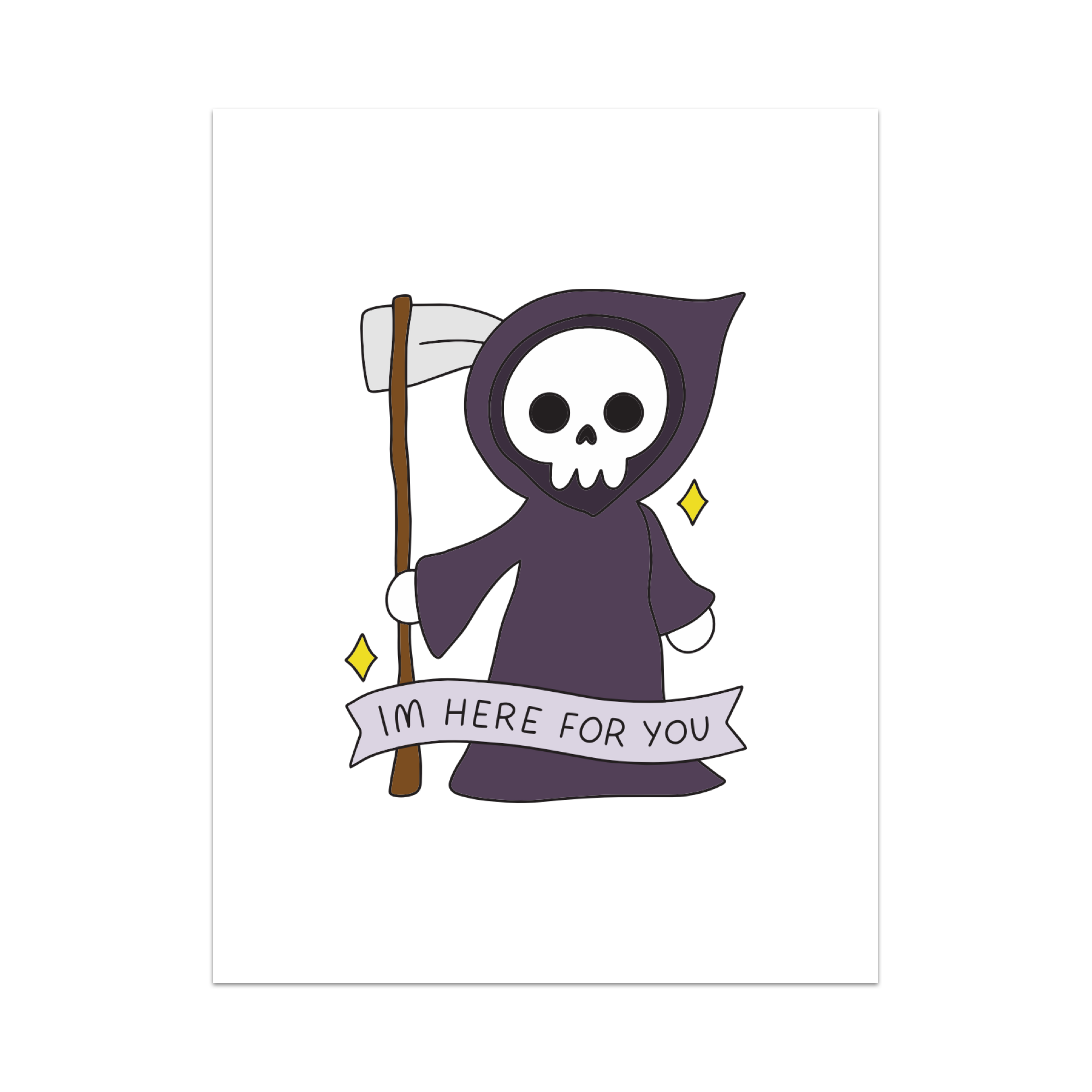 I'm Here For You Greeting Card