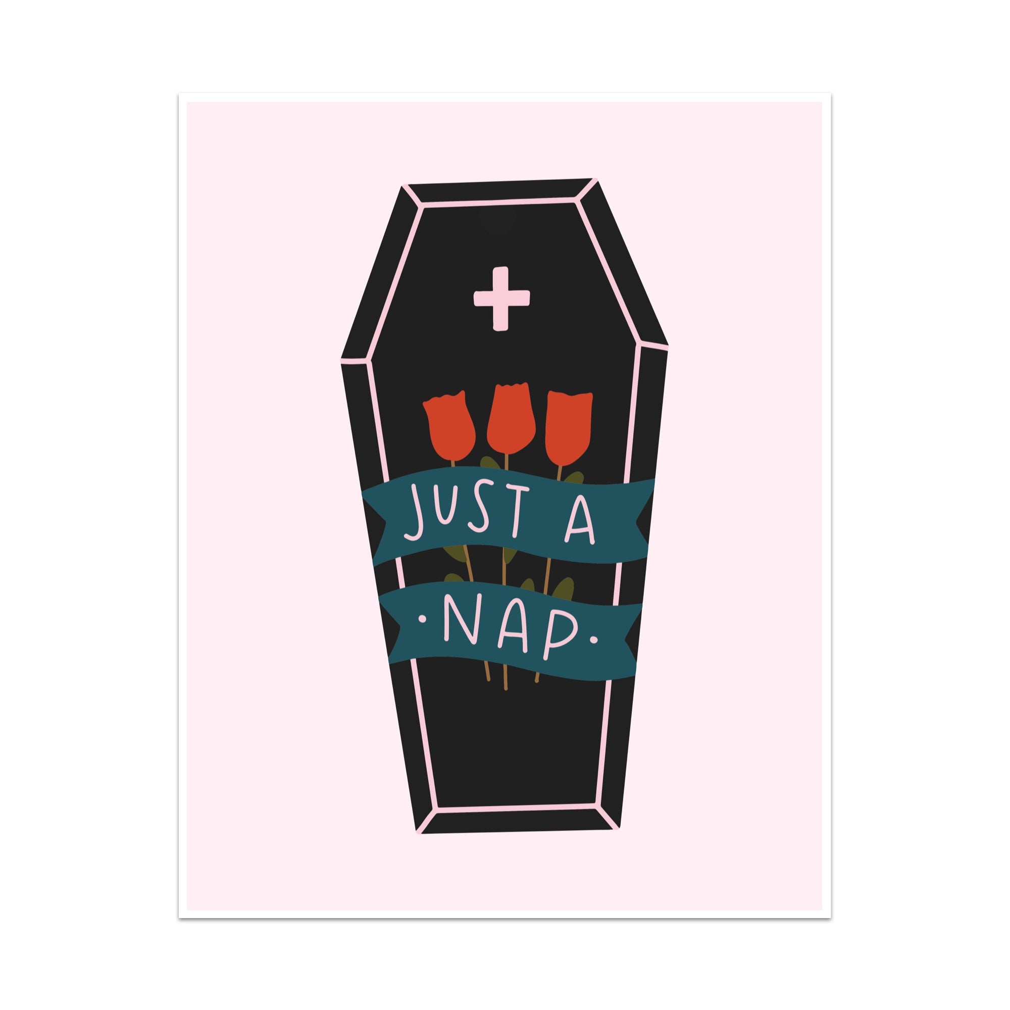 Just a Nap Unframed Art Print