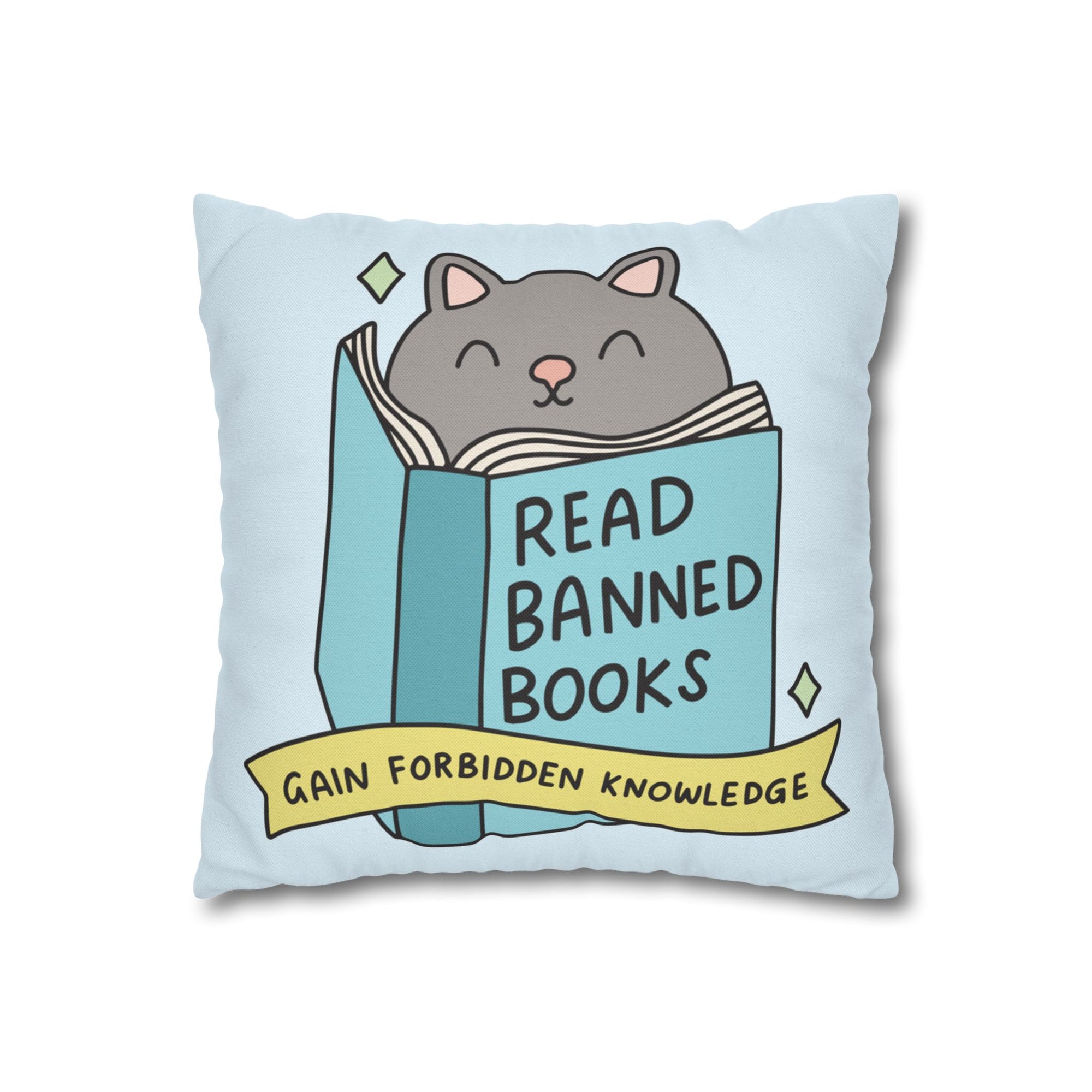 Read Banned Books Pillow Cover