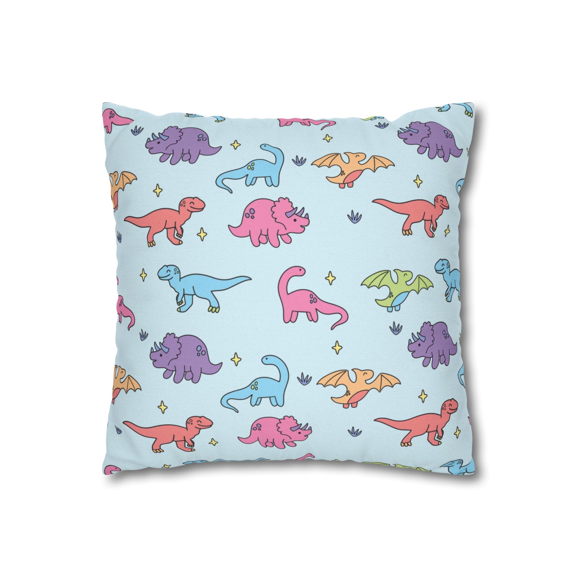 Dino Friends Pillow Cover