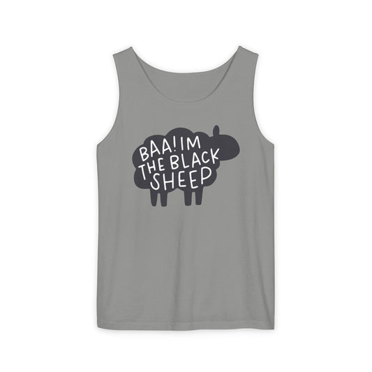 Baa I'm The Black Sheep Tank Top