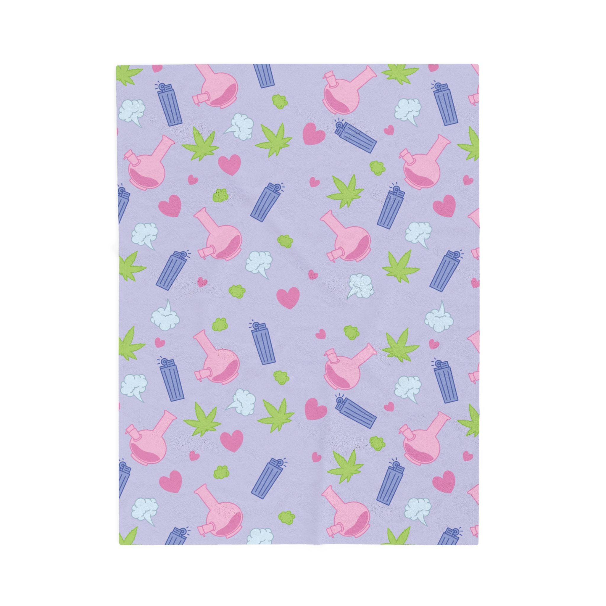Stoner Babe Plush Blanket