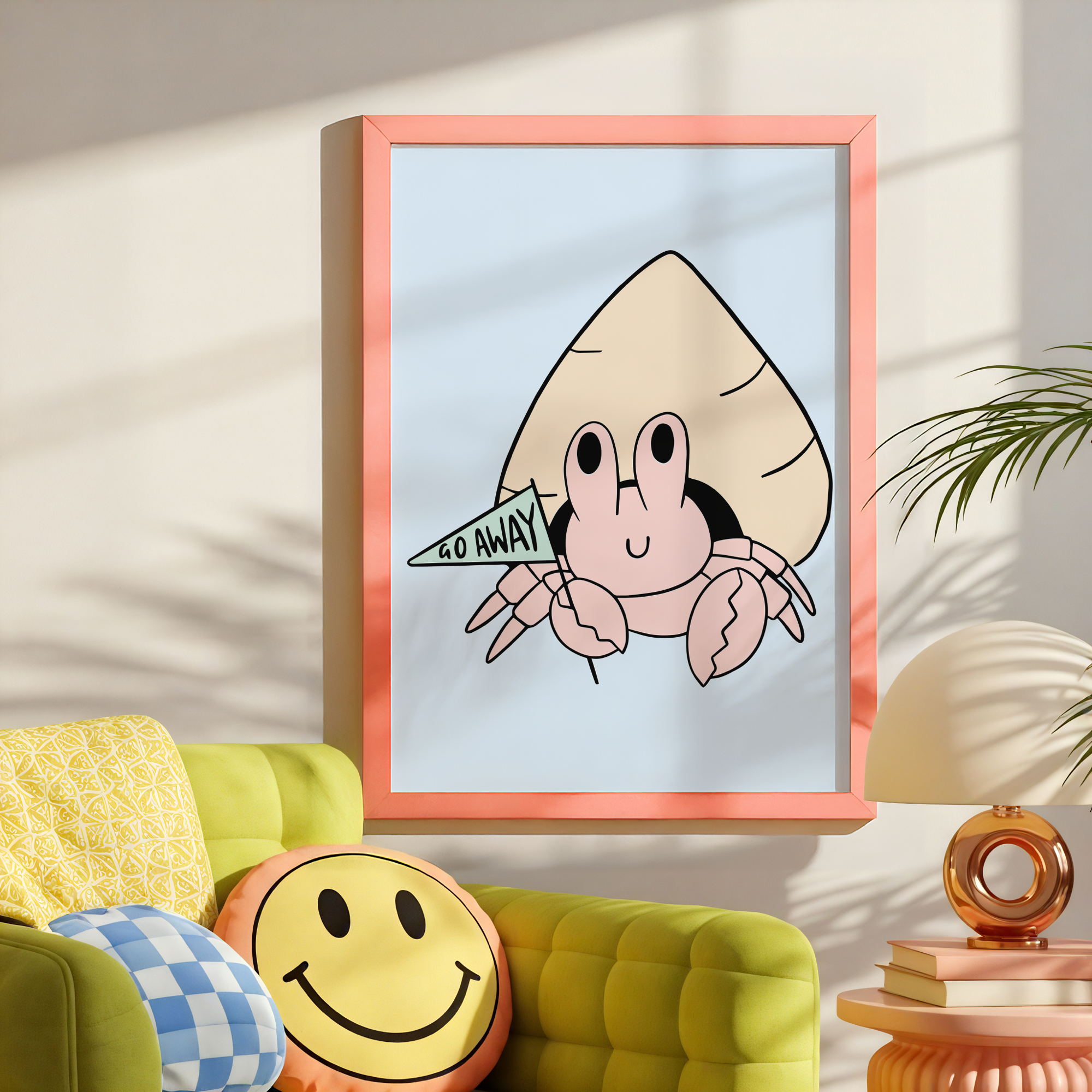 Go Away Unframed Art Print