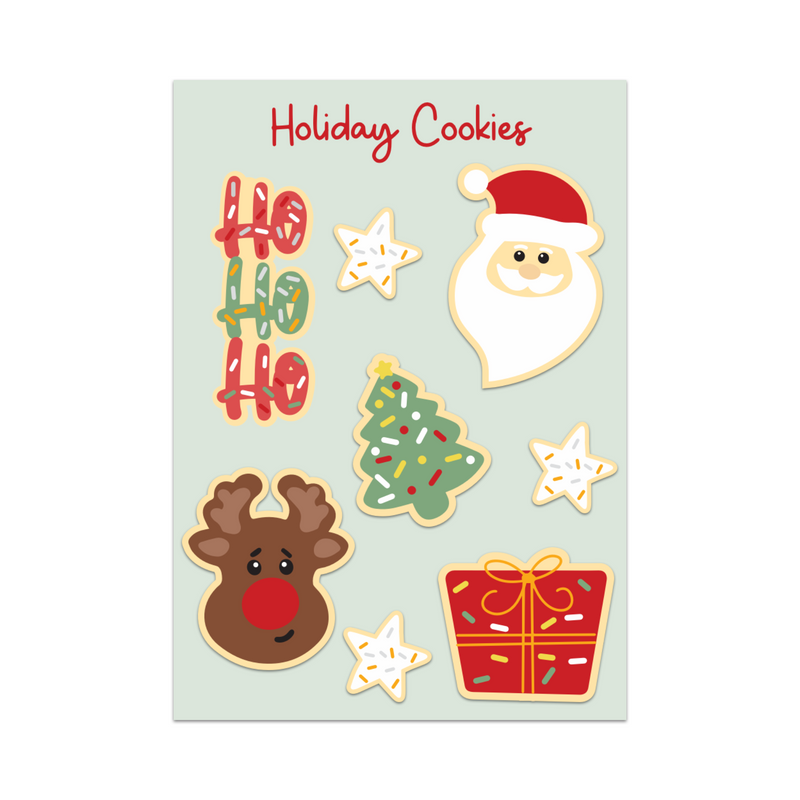 Holiday Cookies Sticker Sheet