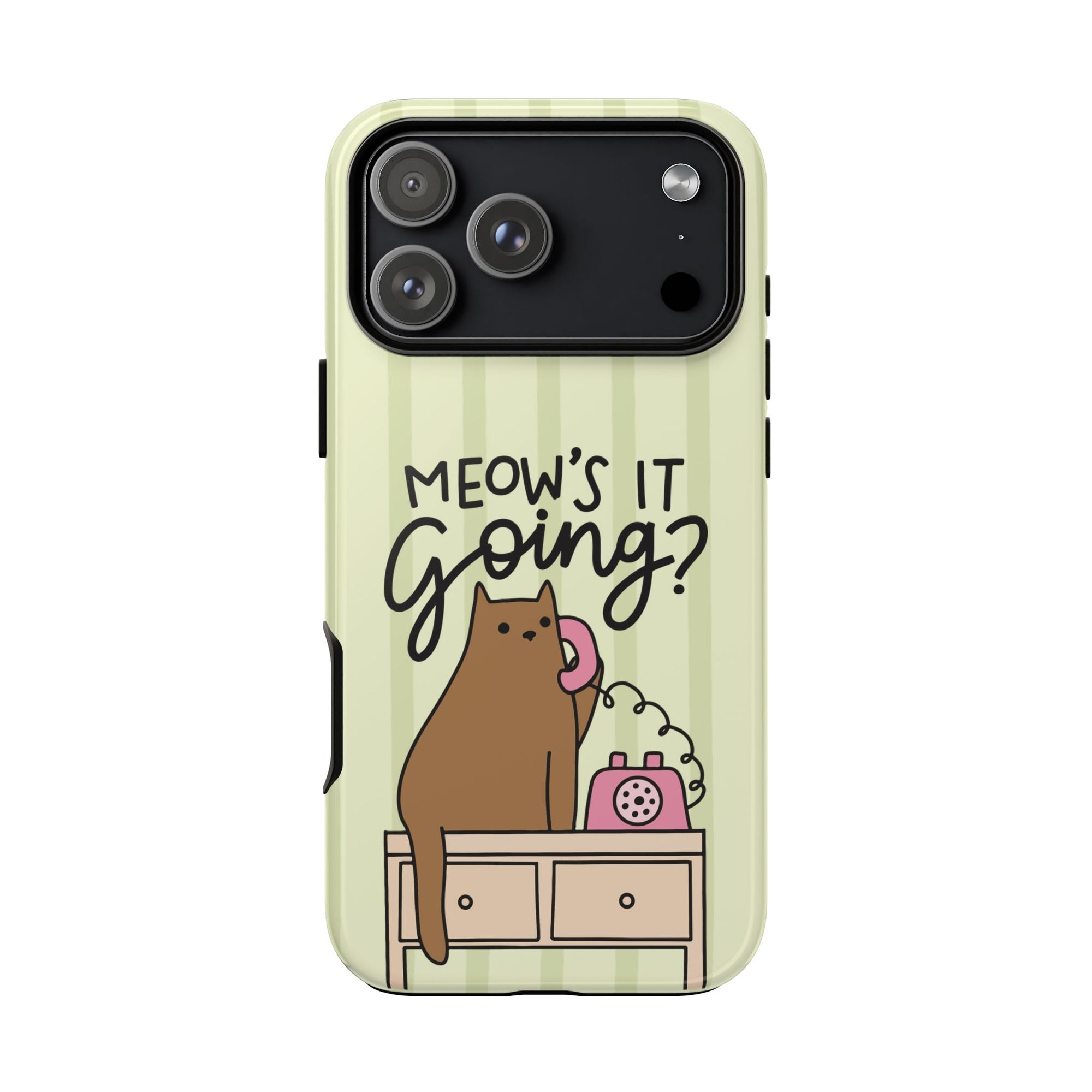 Meow's It Going? iPhone Case