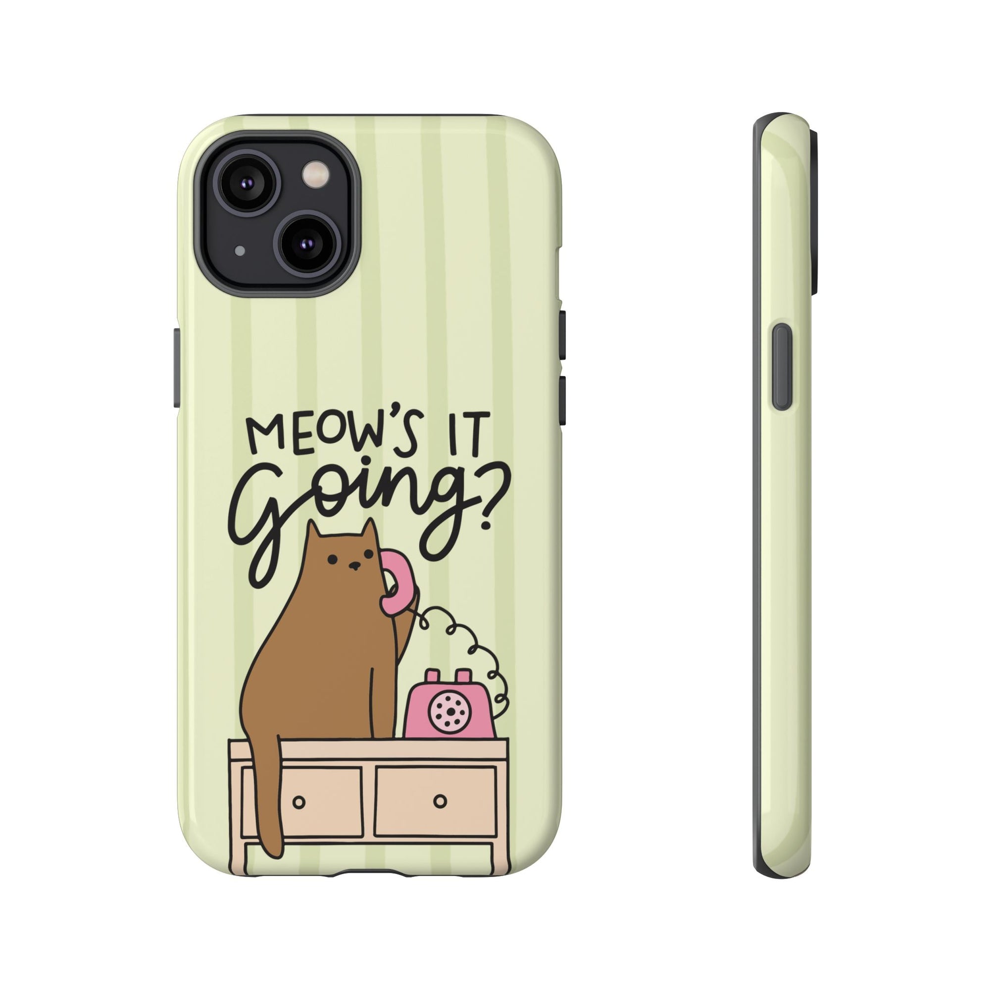 Meow's It Going? iPhone Case