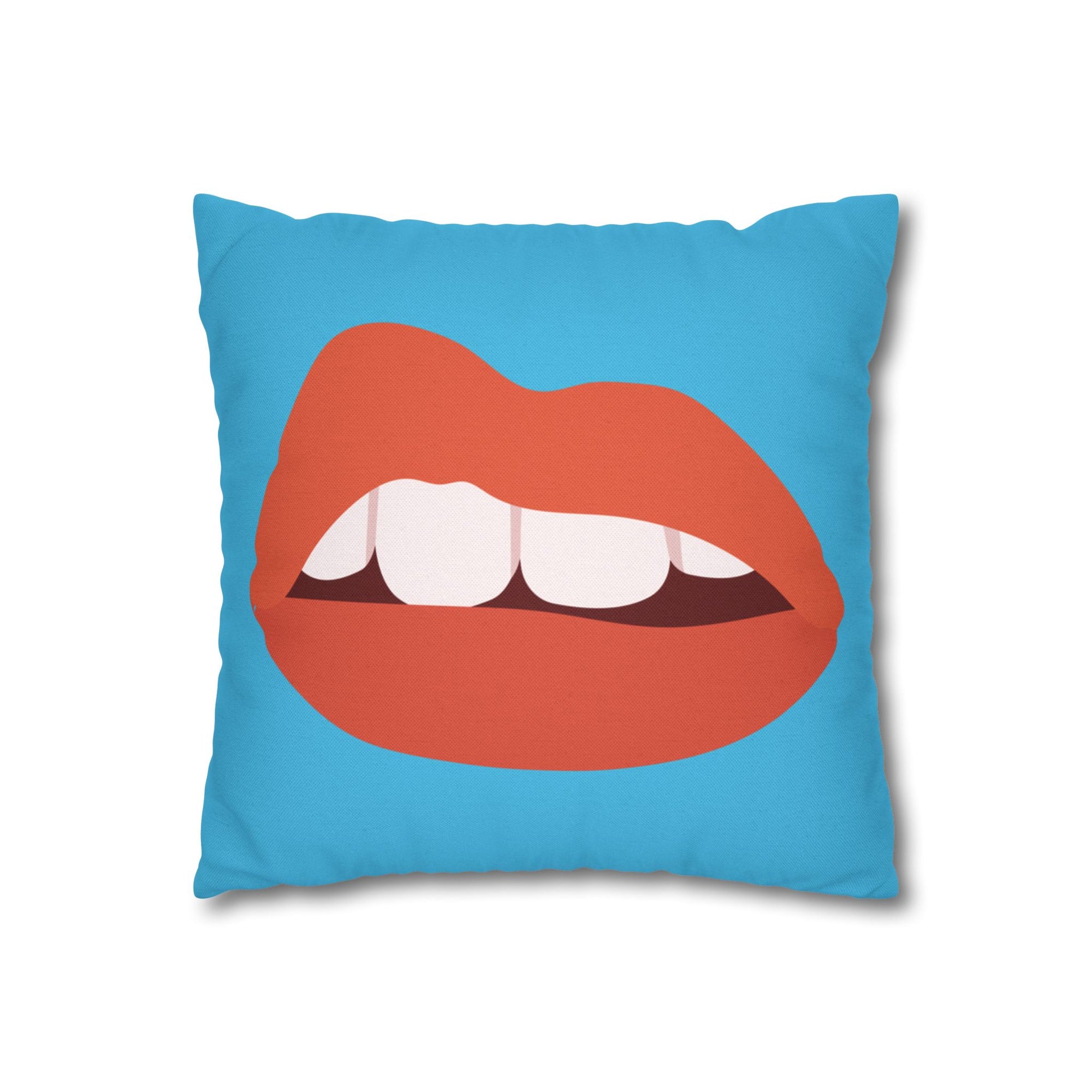 Mouthy Pillow Cover