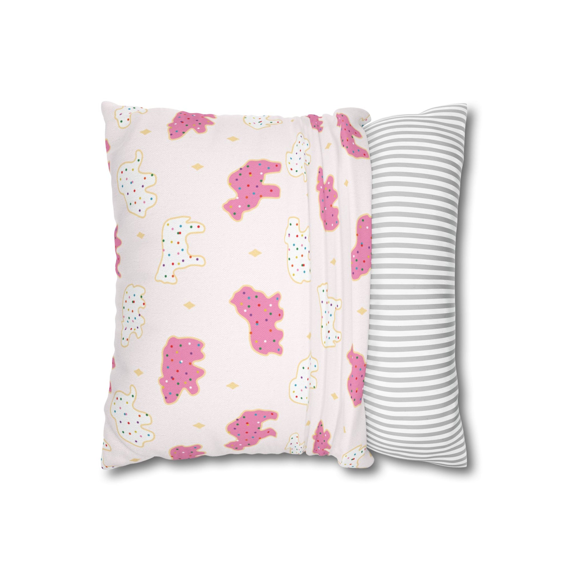 Frosted Animal Cookies Pillow Cover