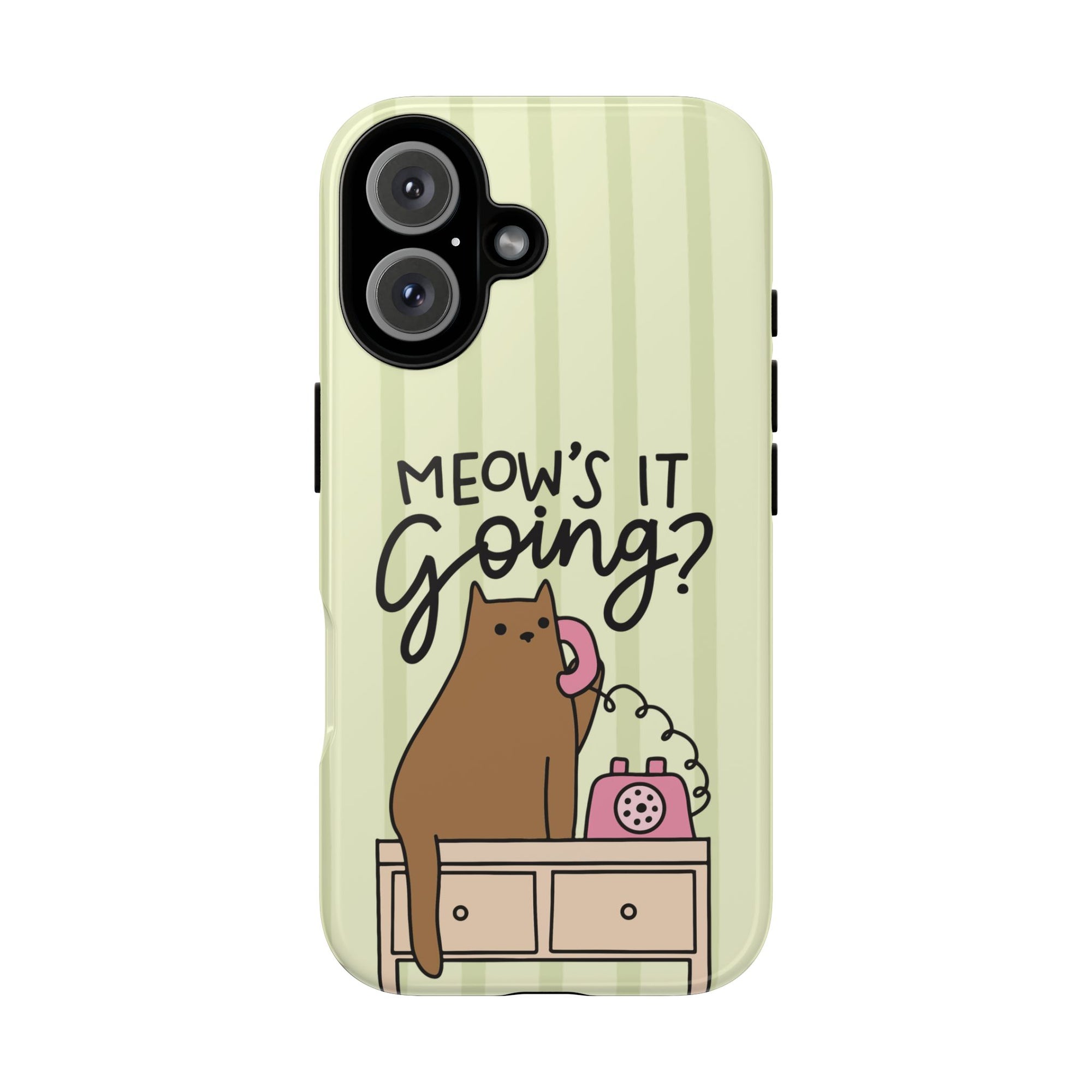 Meow's It Going? iPhone Case