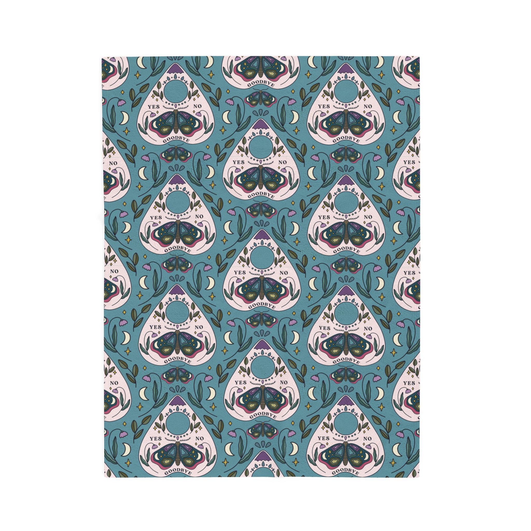 Moth Planchette Plush Blanket