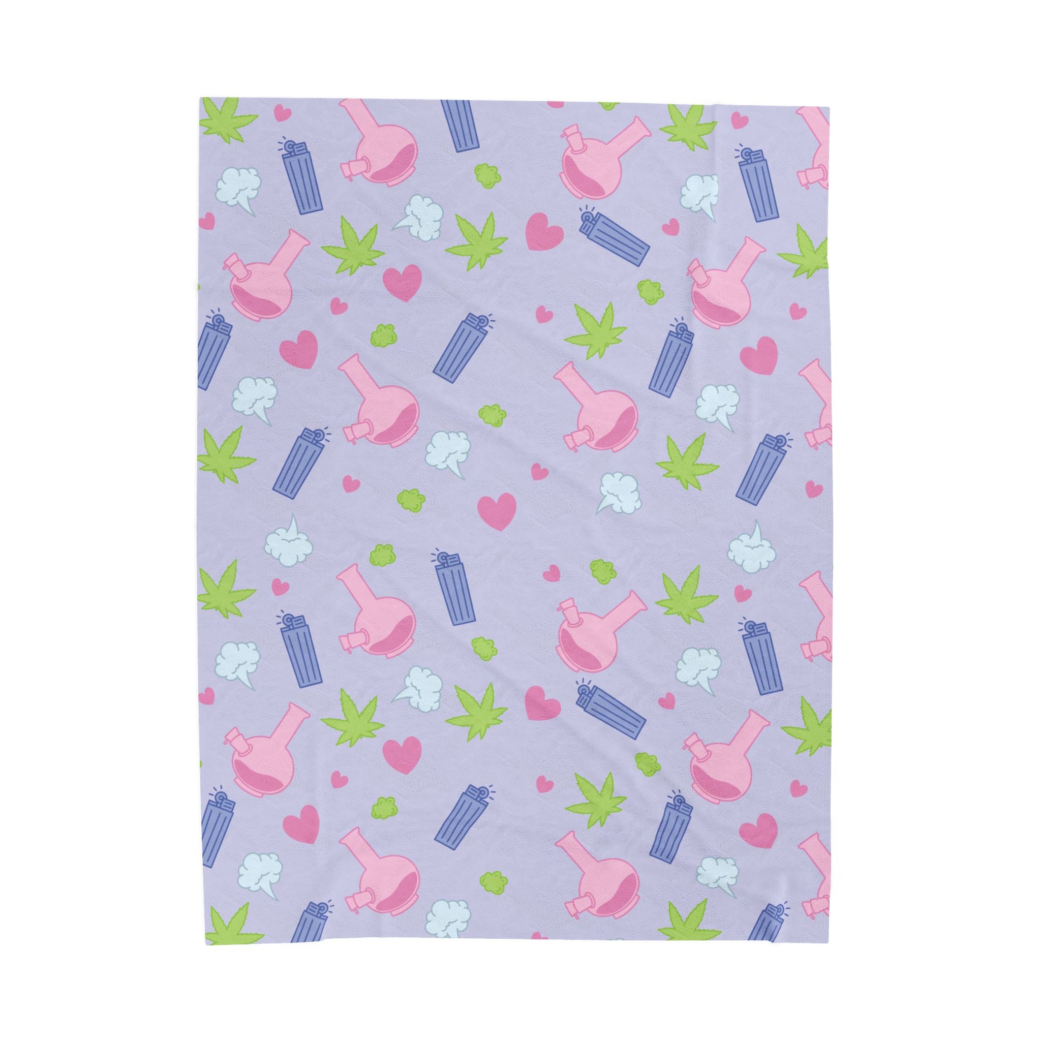 Stoner Babe Plush Blanket