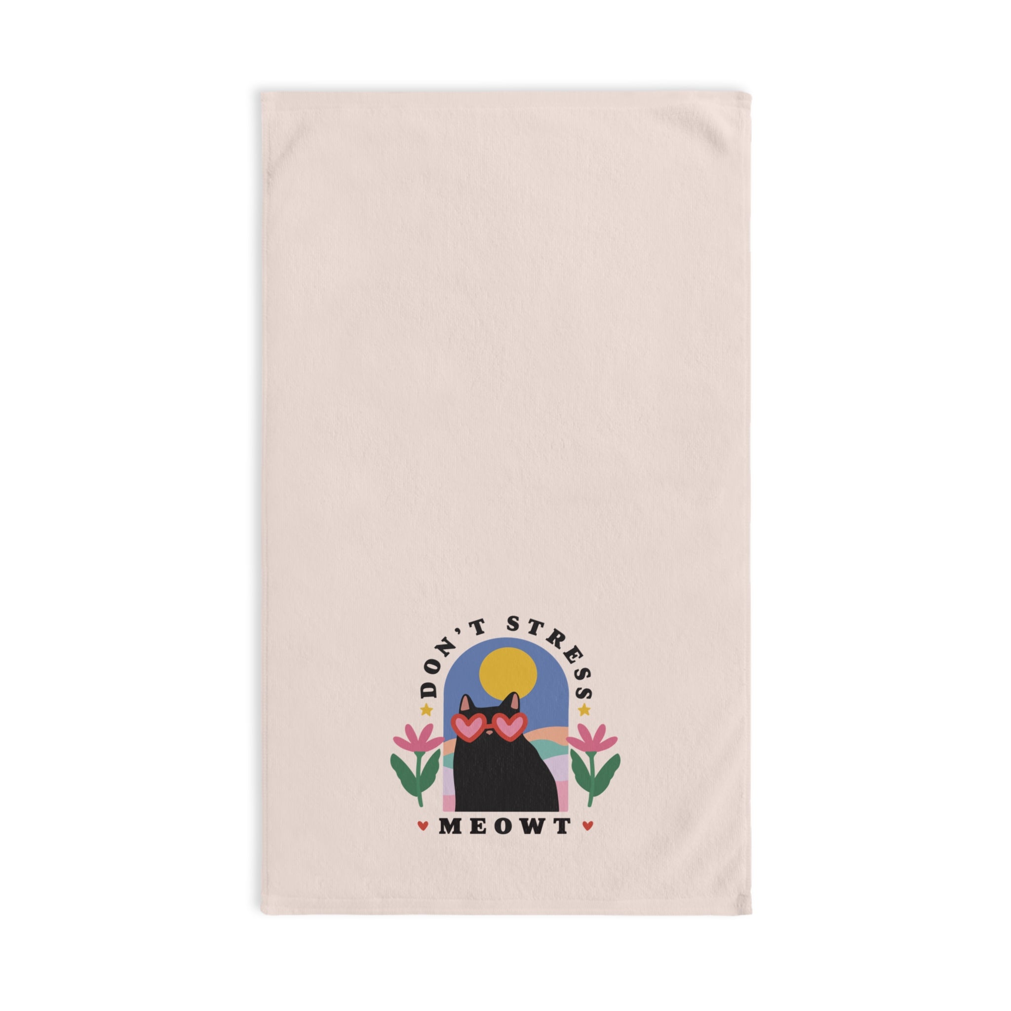 Don't Stress Meowt Hand Towel