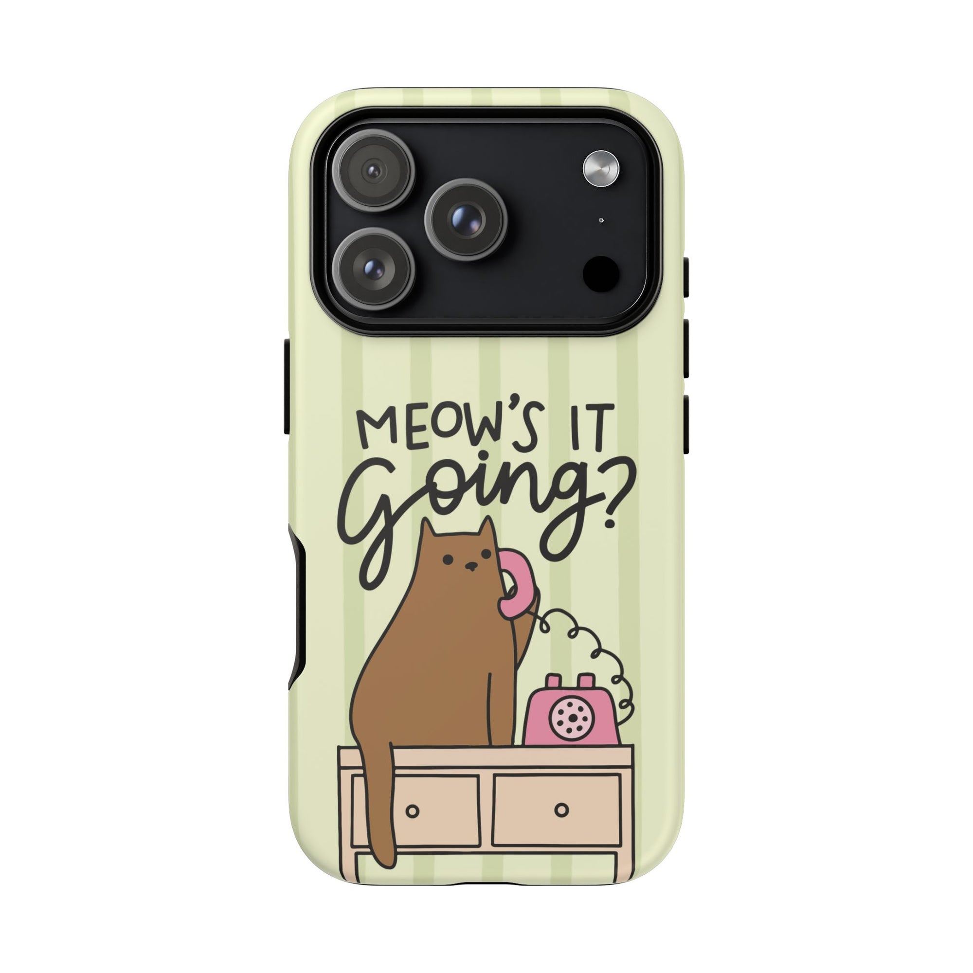 Meow's It Going? iPhone Case