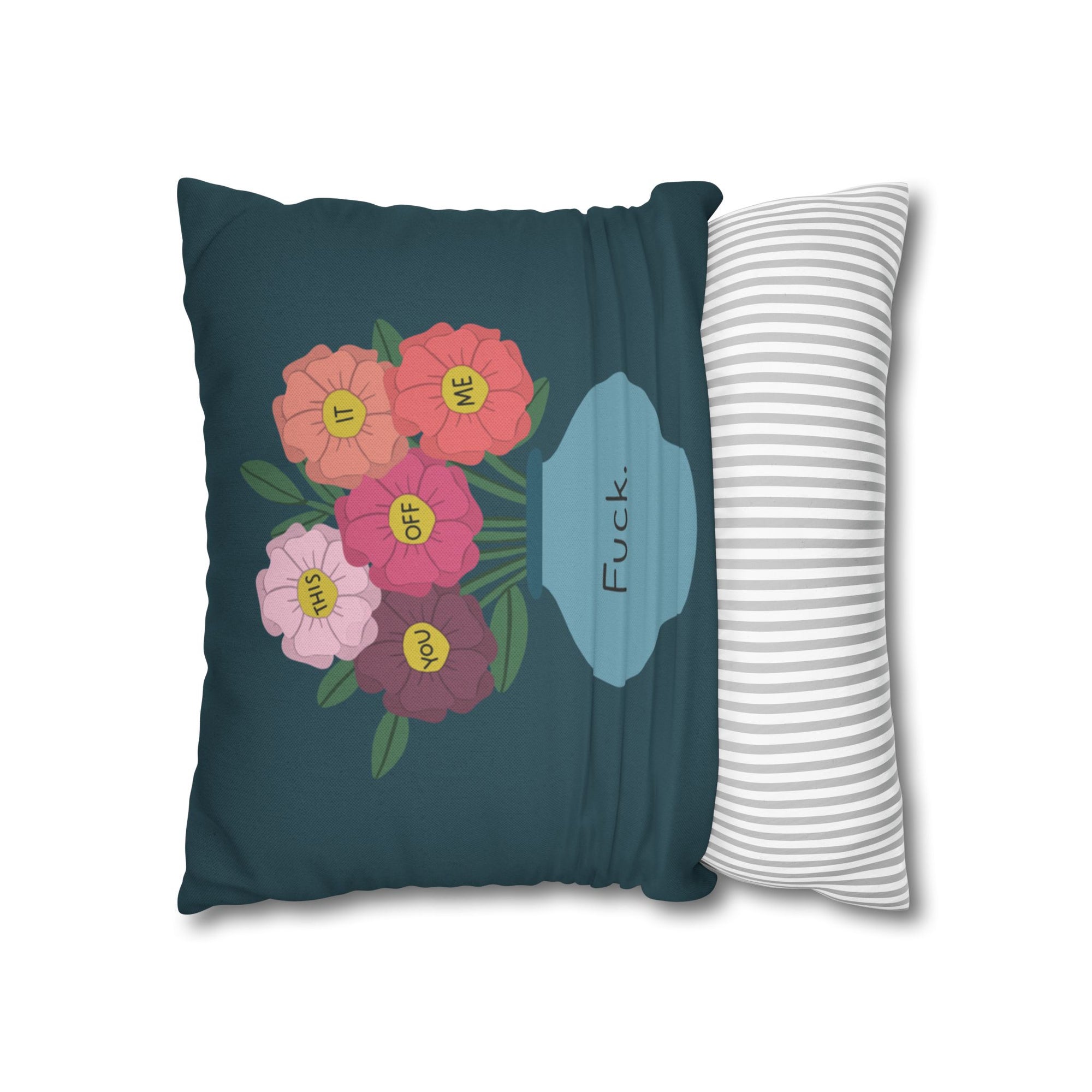 Fuck Bouquet Pillow Cover