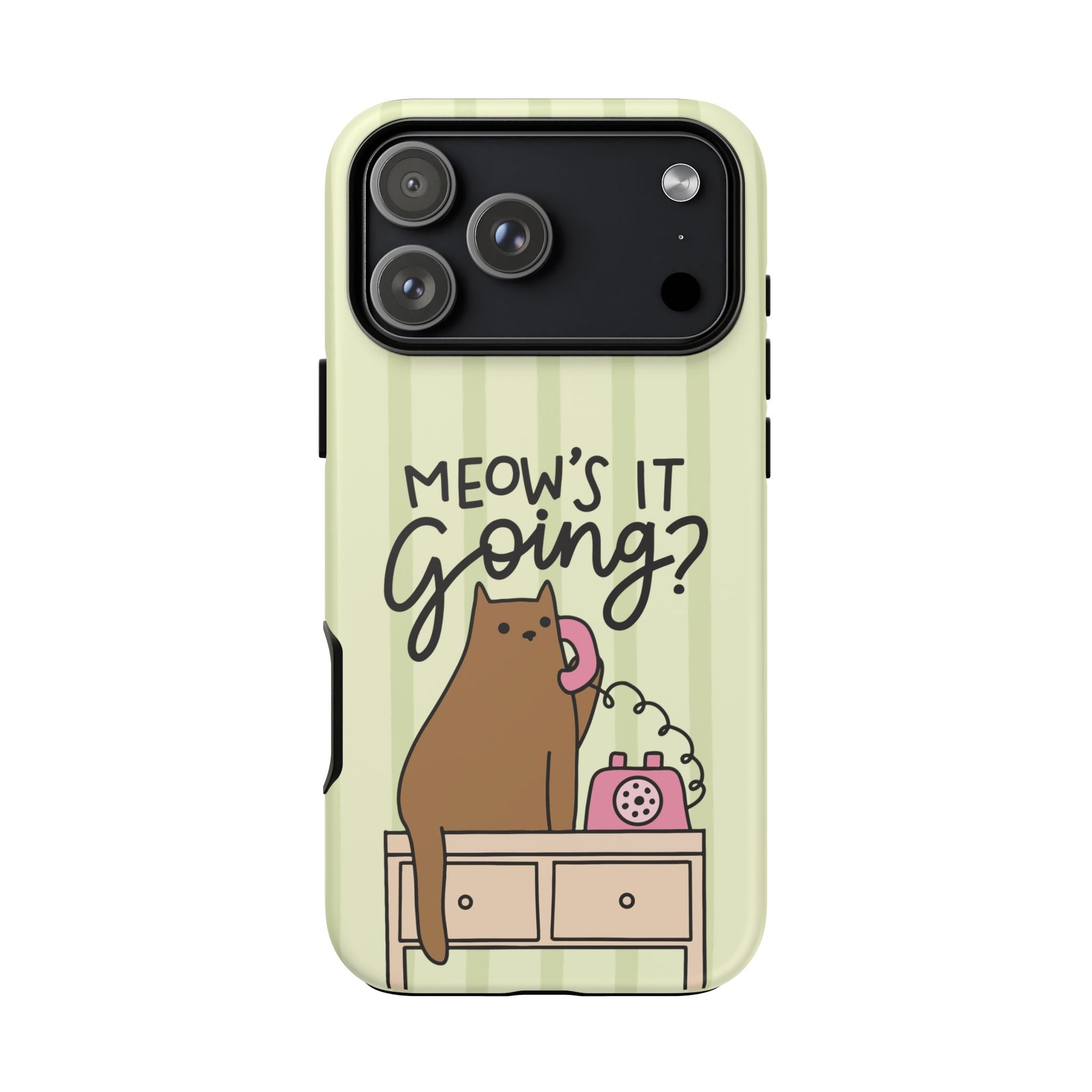 Meow's It Going? iPhone Case