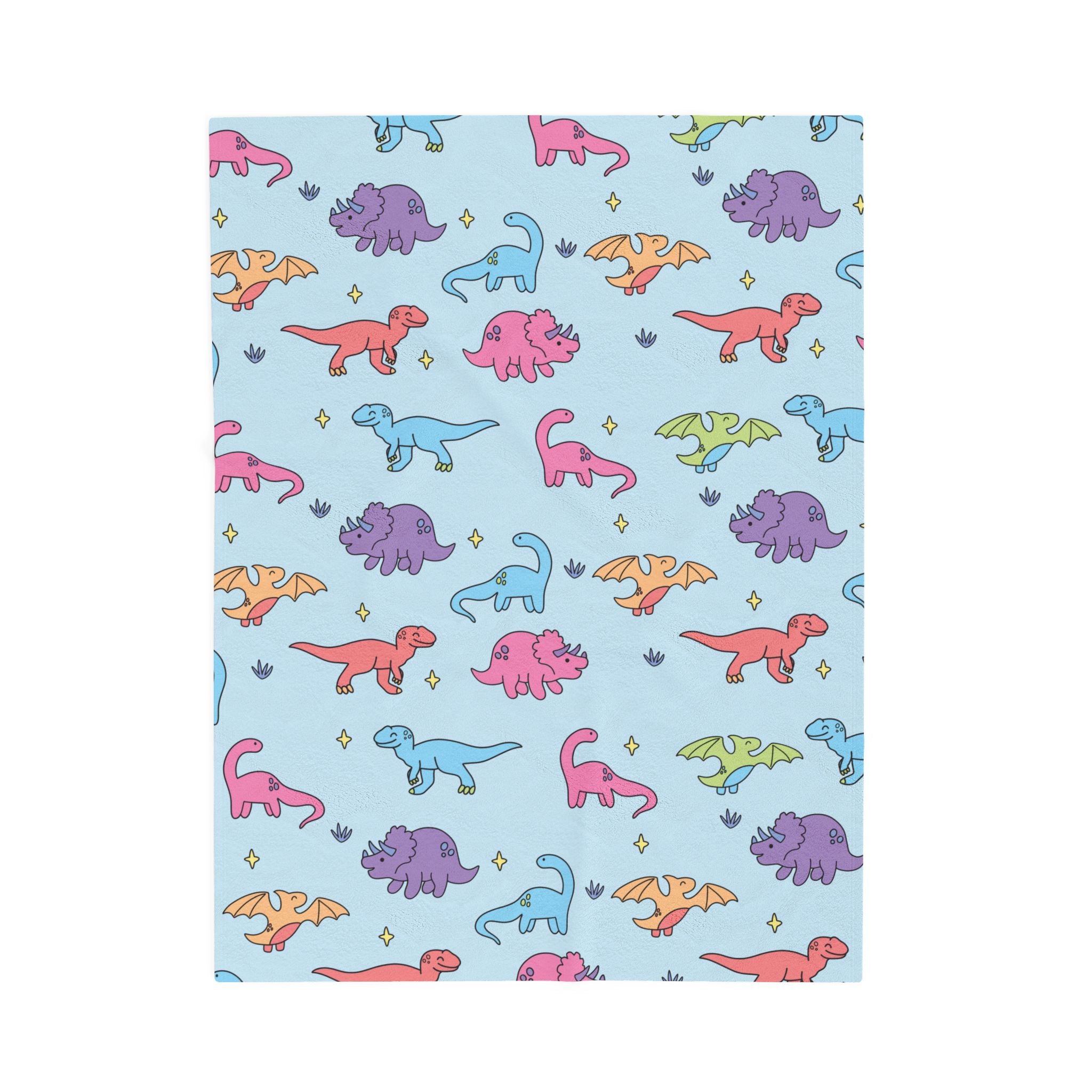 Dino Friends Plush Blanket