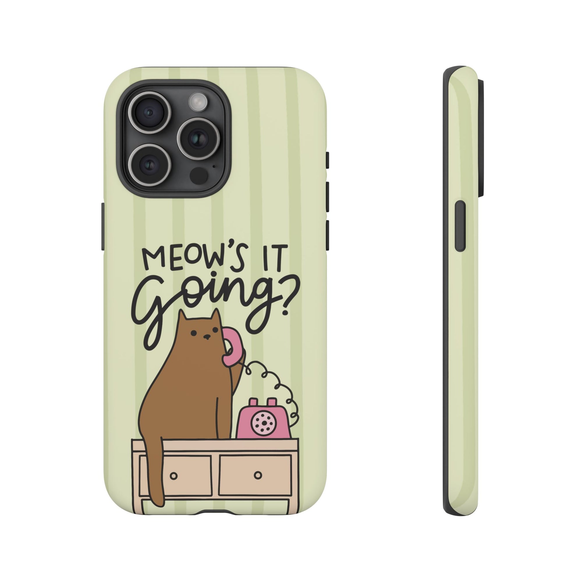 Meow's It Going? iPhone Case