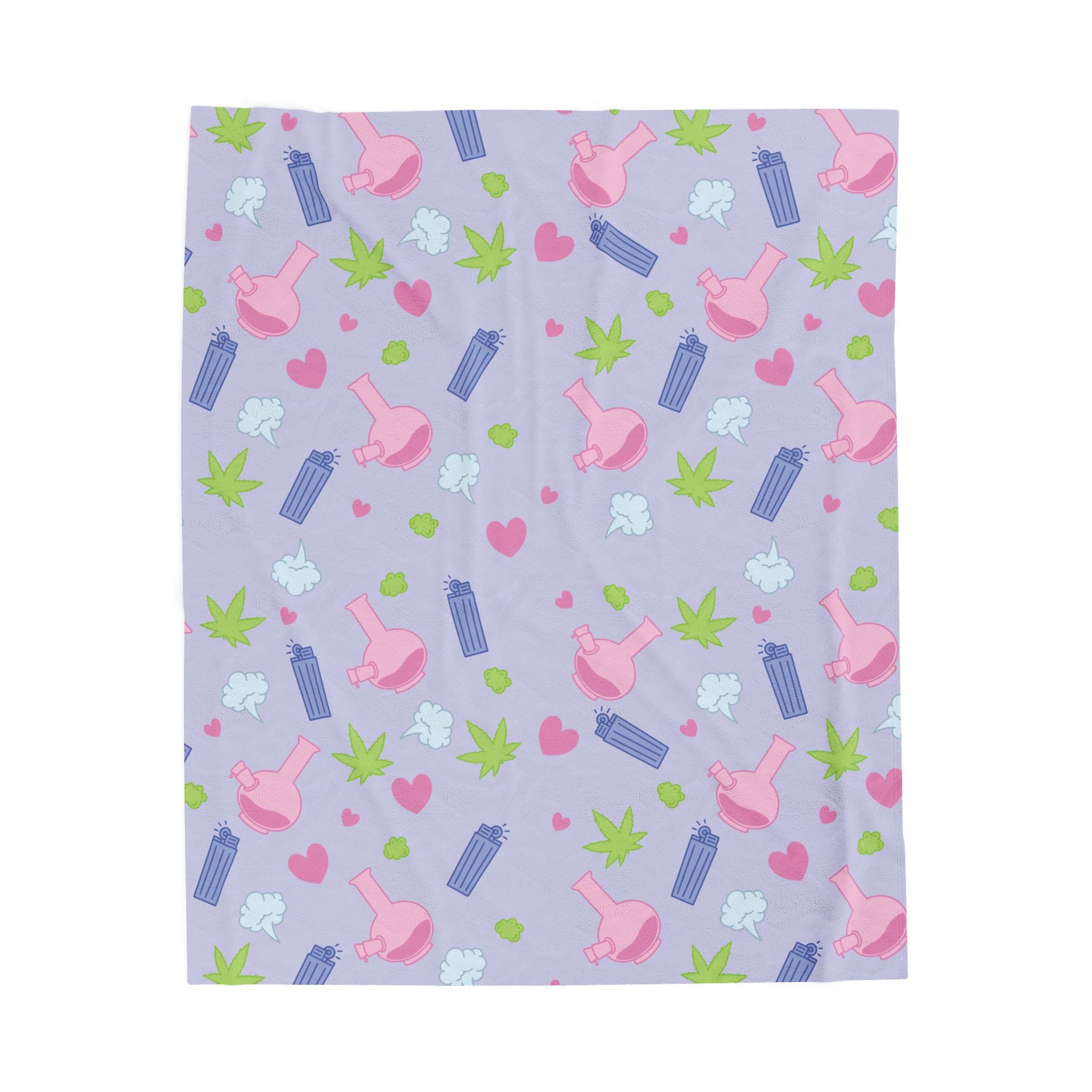 Stoner Babe Plush Blanket