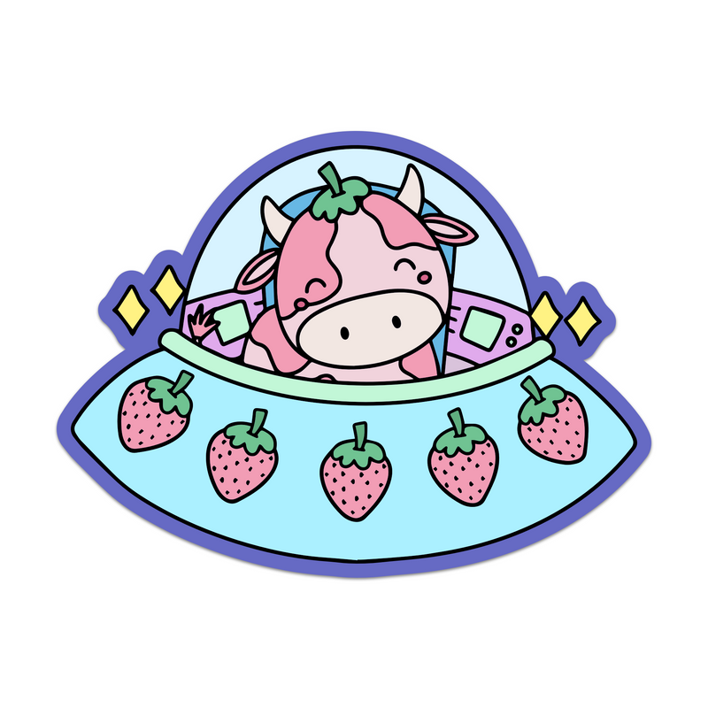 Strawberry Cow Spaceship