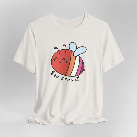 Lesbian Pride Bee Graphic Tee