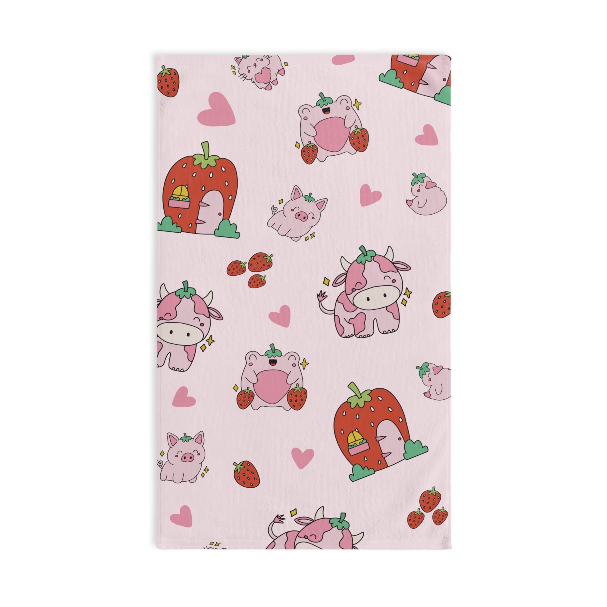Strawberry Friends Hand Towel