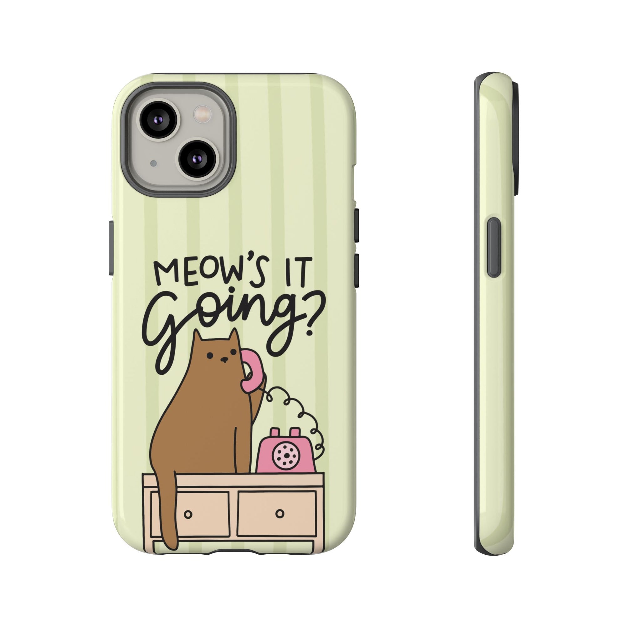 Meow's It Going? iPhone Case