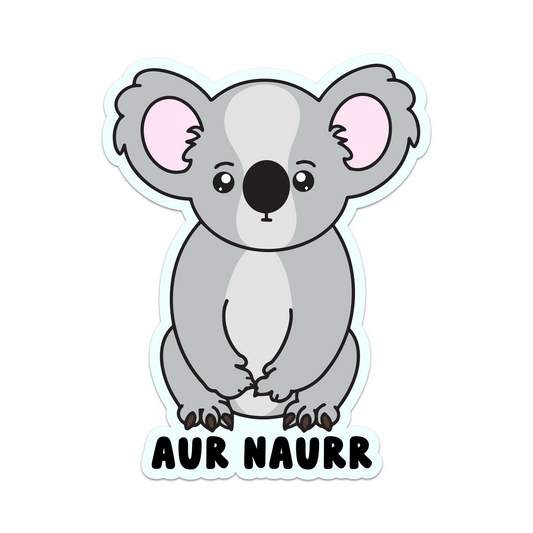 Aur Naurr Vinyl Sticker