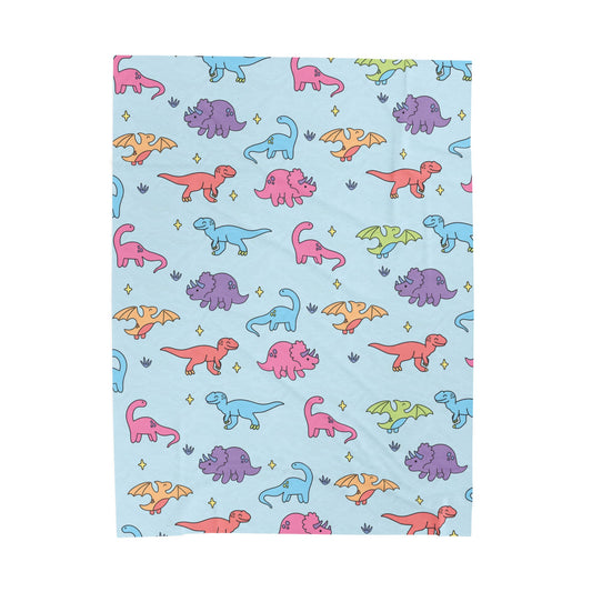Dino Friends Plush Blanket