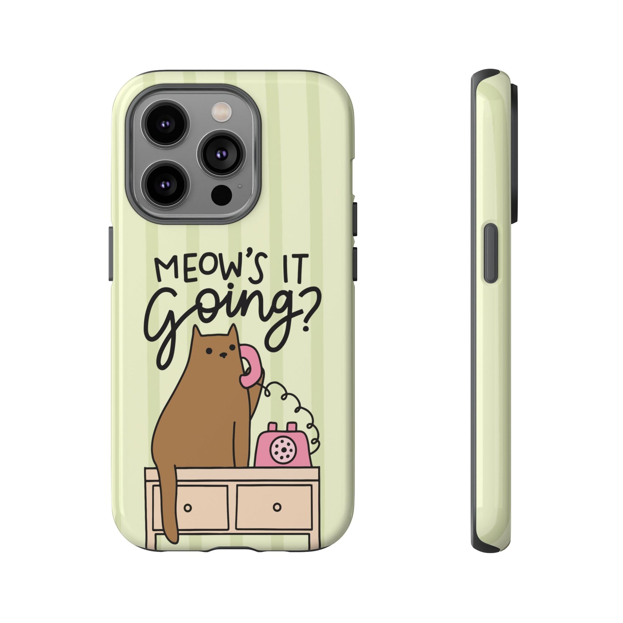 Meow's It Going? iPhone Case