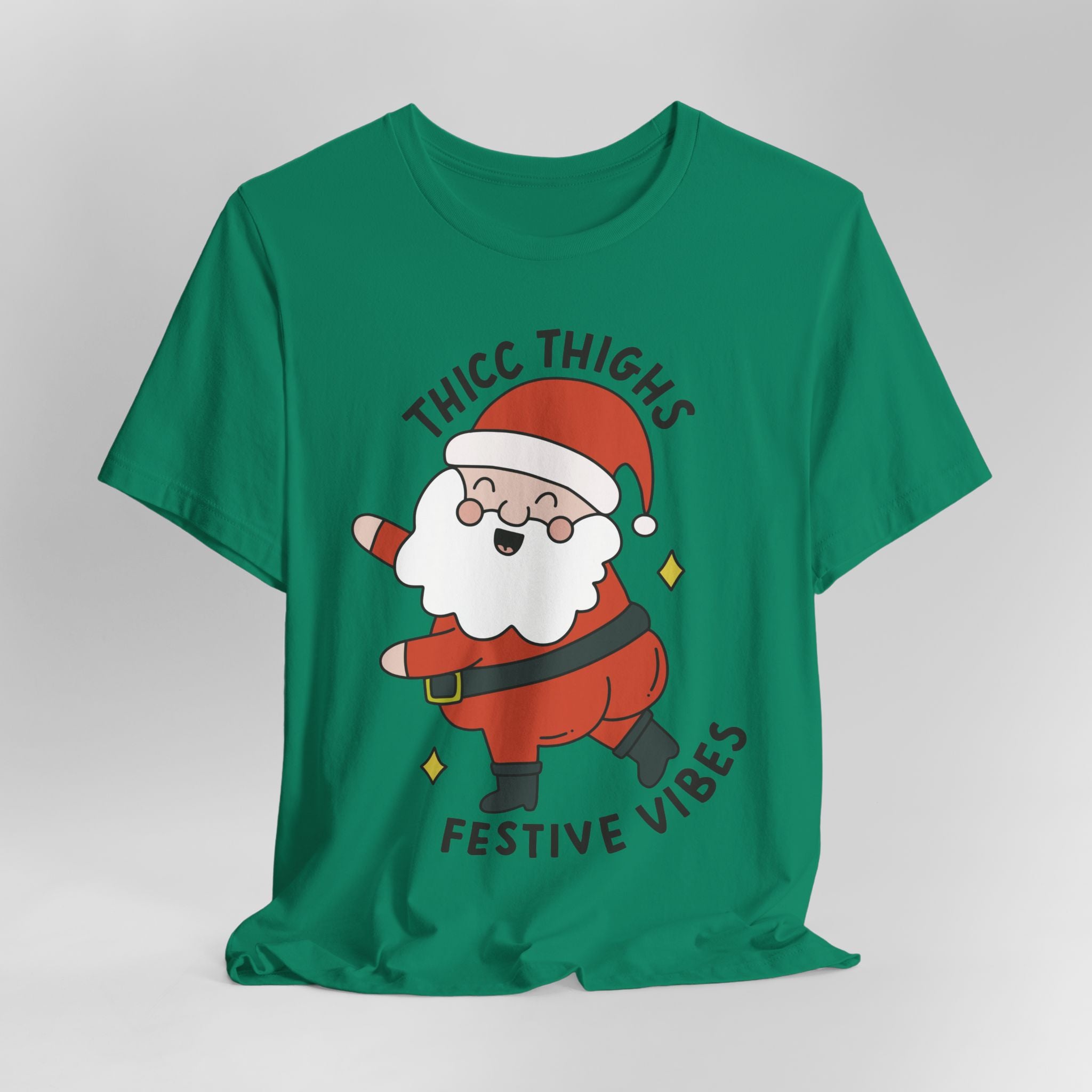 Thicc Thighs Festive Vibes Graphic Tee