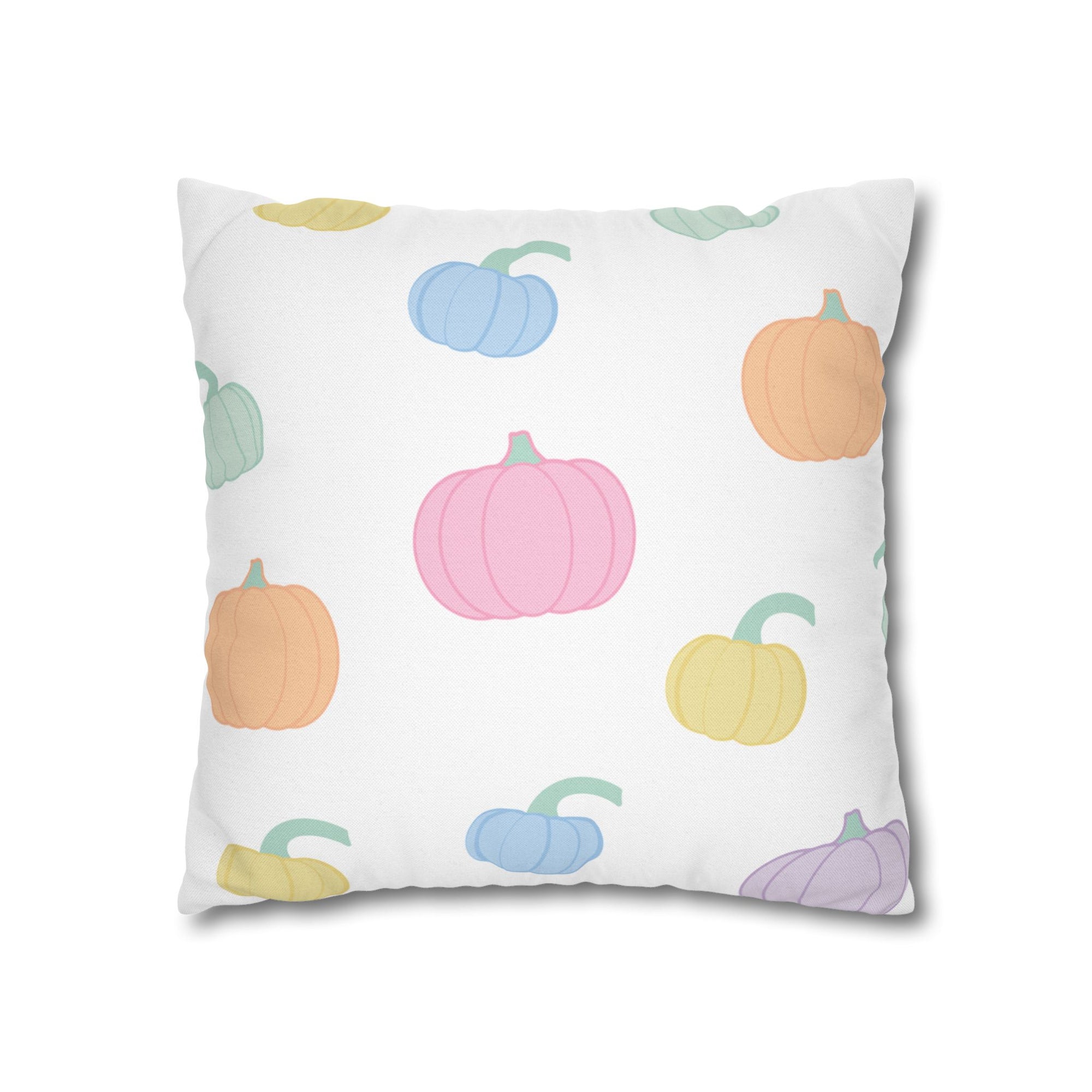 Pastel Pumpkin Pillow Cover