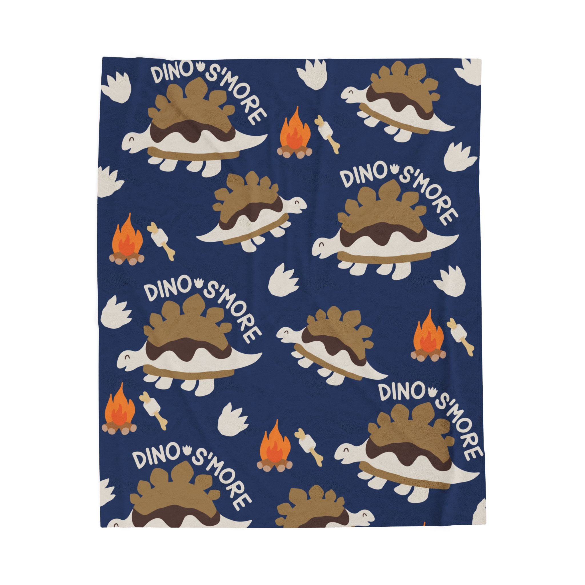 Dino S'mores Plush Blanket