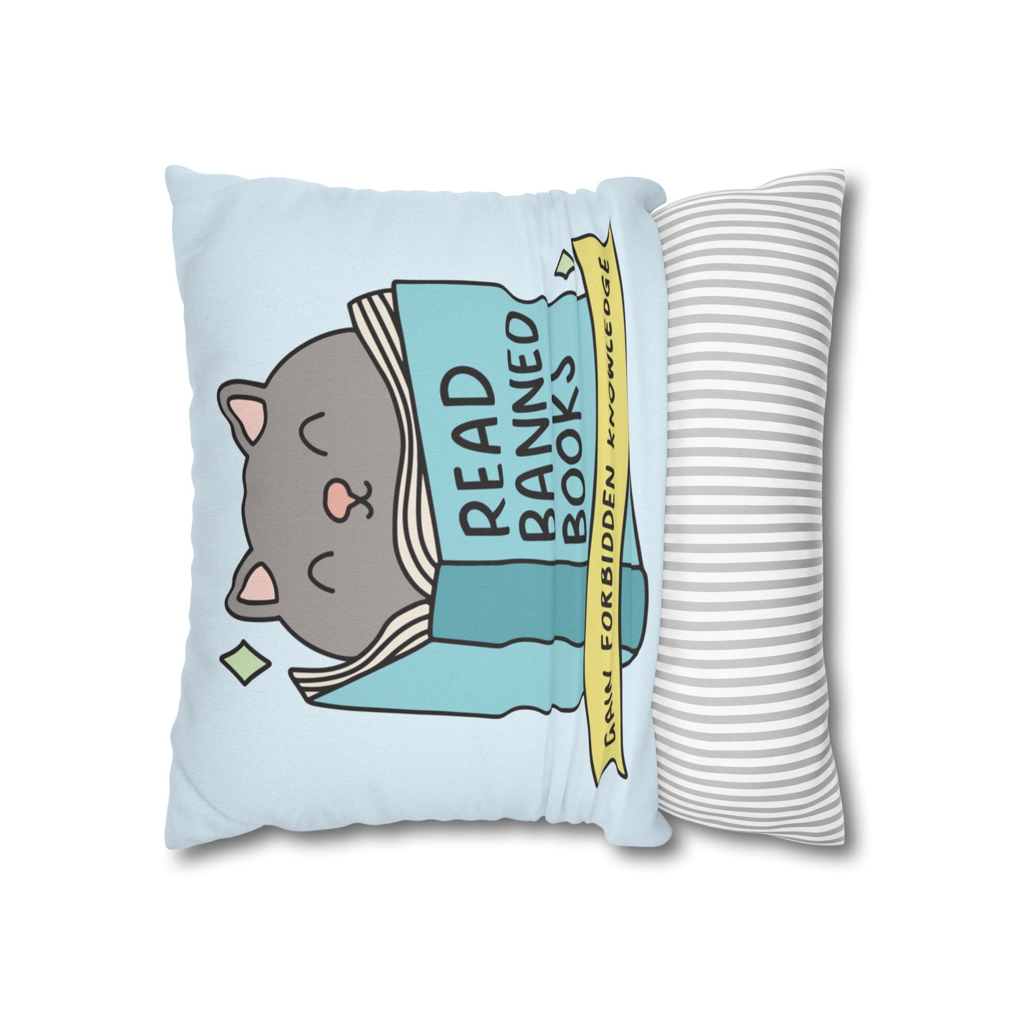 Read Banned Books Pillow Cover