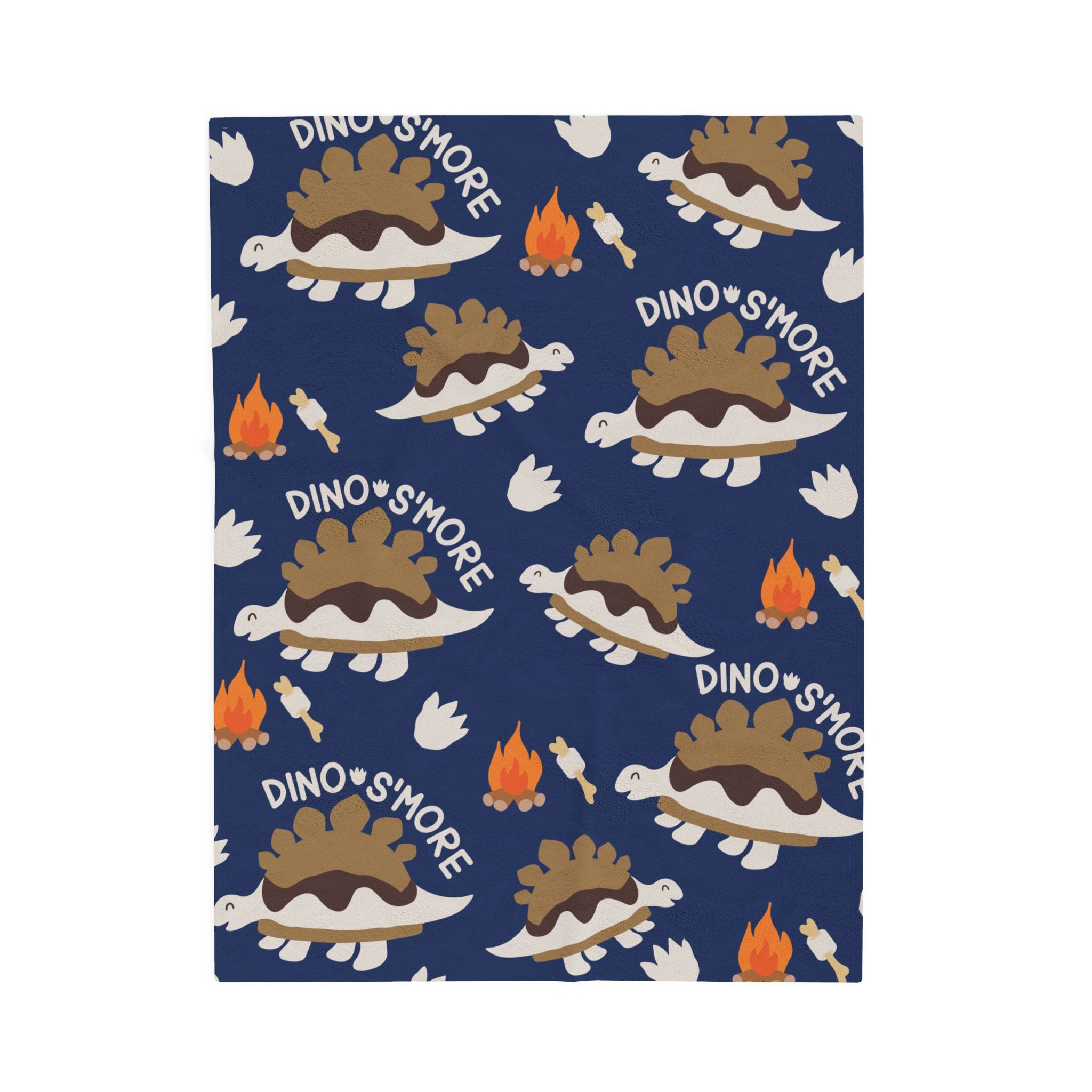 Dino S'mores Plush Blanket