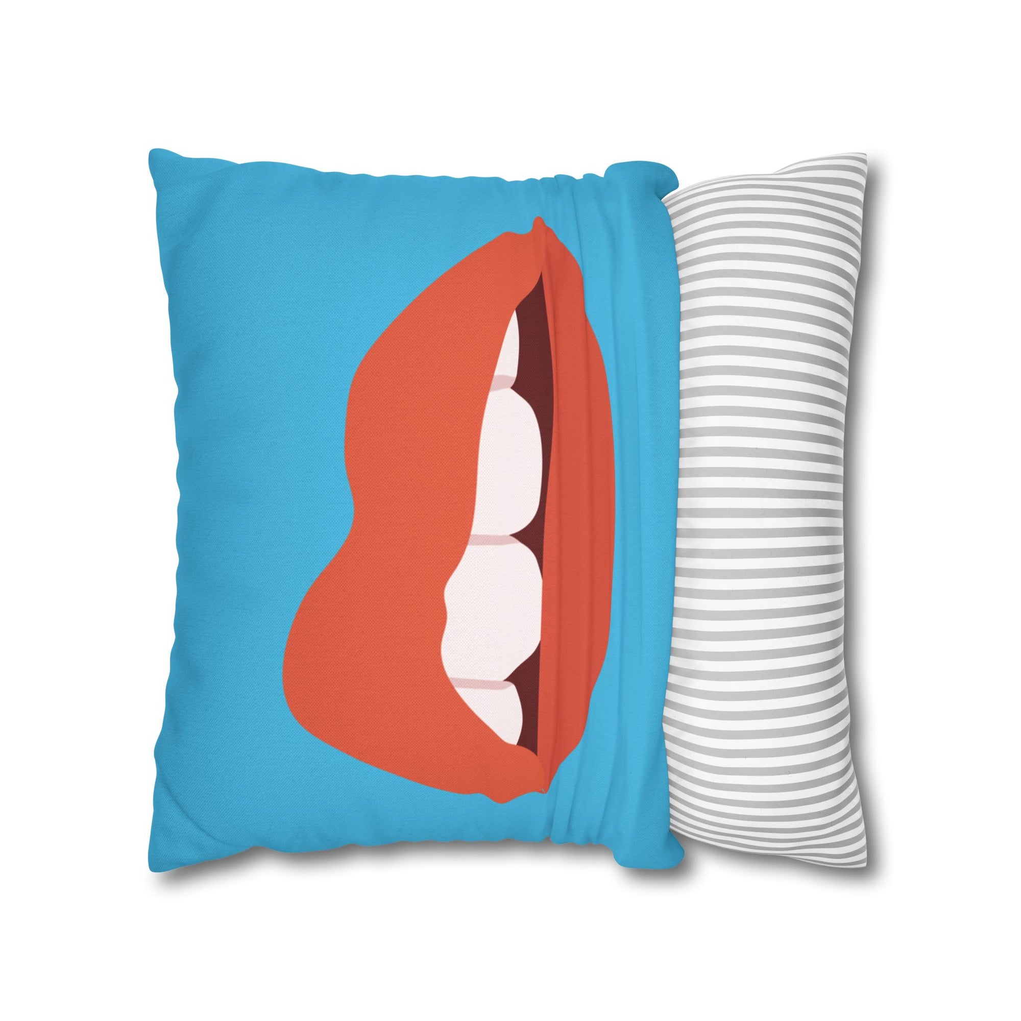 Mouthy Pillow Cover