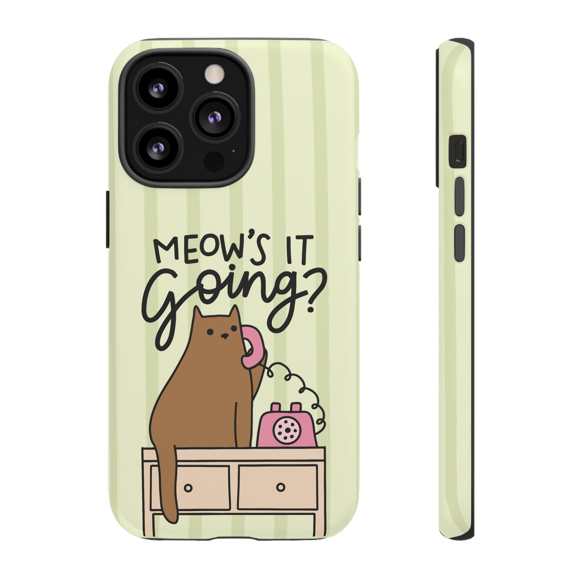 Meow's It Going? iPhone Case