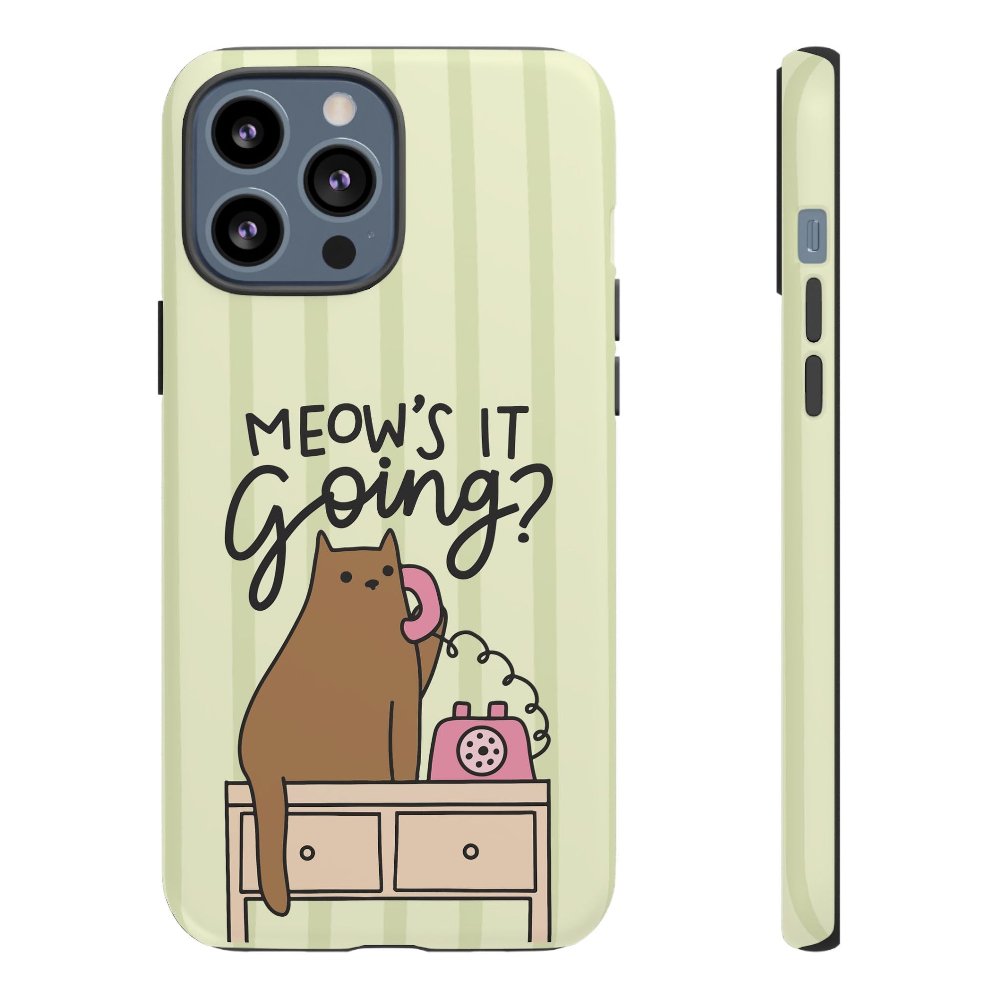 Meow's It Going? iPhone Case