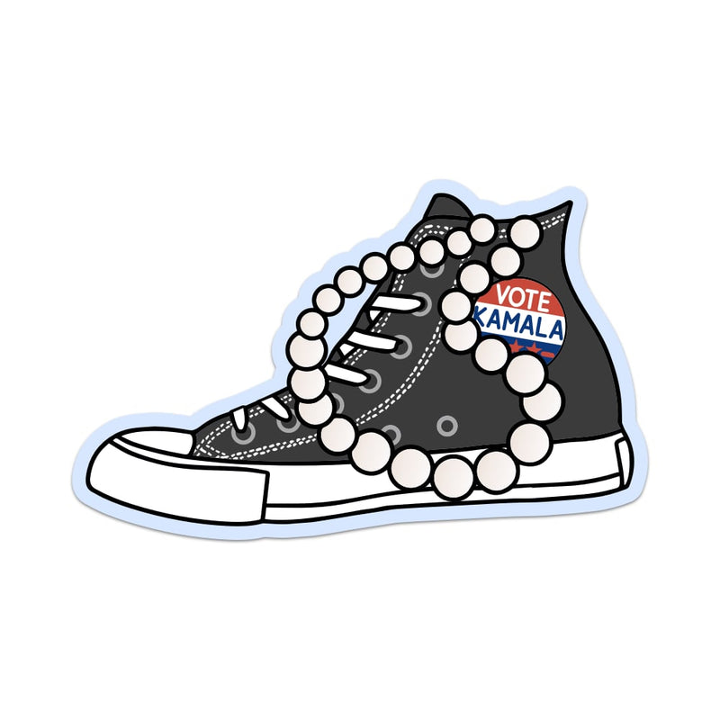 Kamala Chucks and Pearls