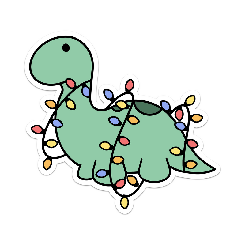 Dinosaur Christmas Lights