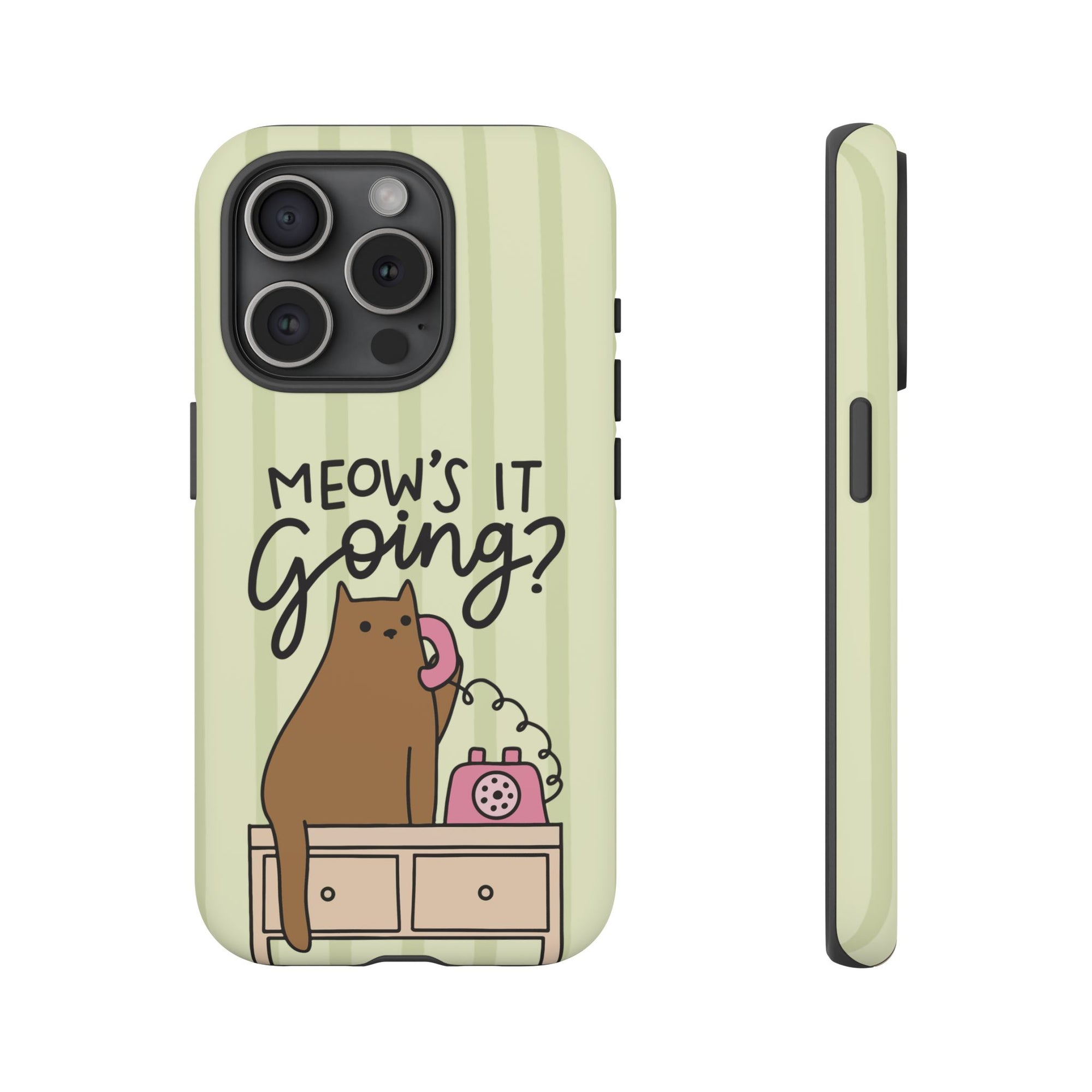 Meow's It Going? iPhone Case
