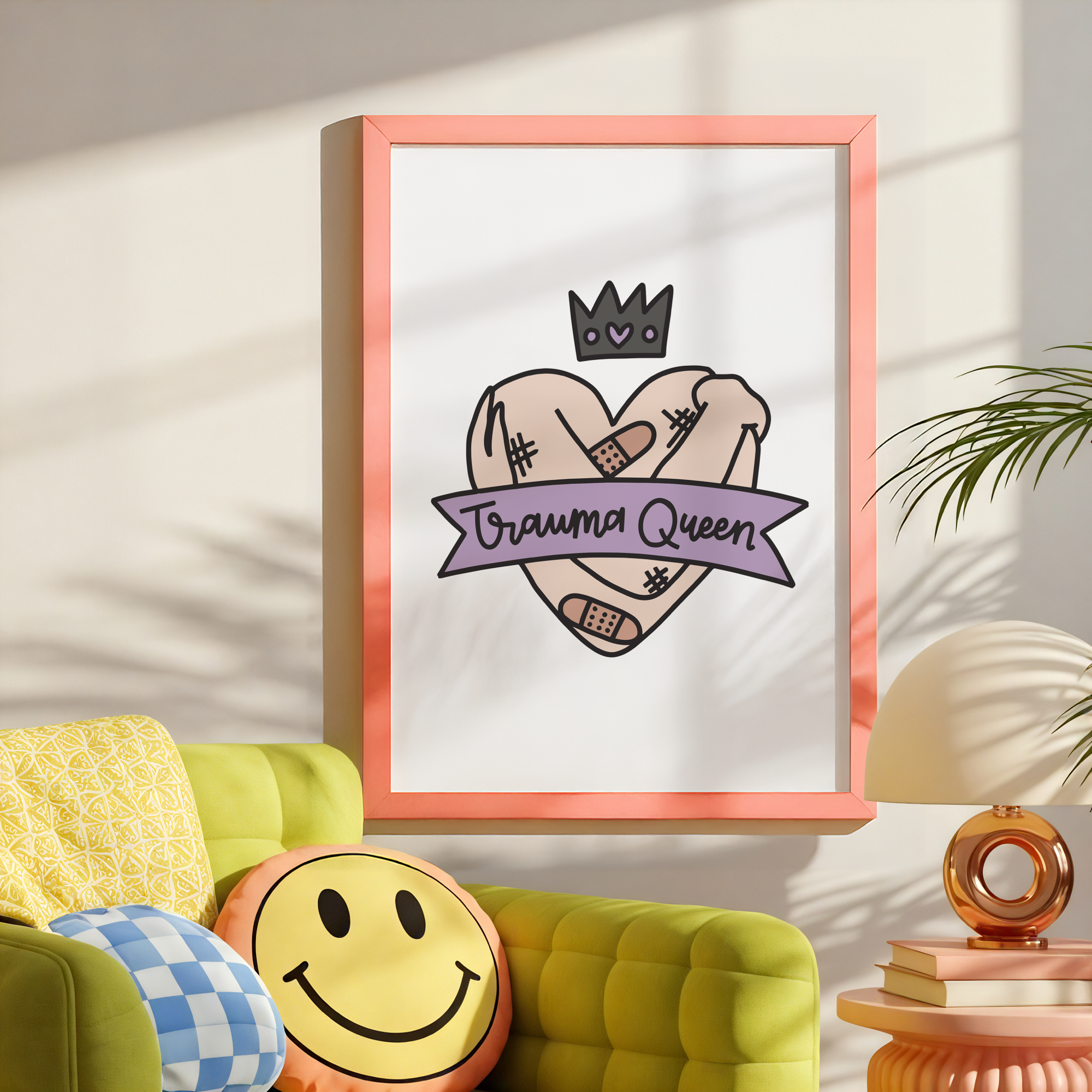 Trauma Queen Unframed Art Print