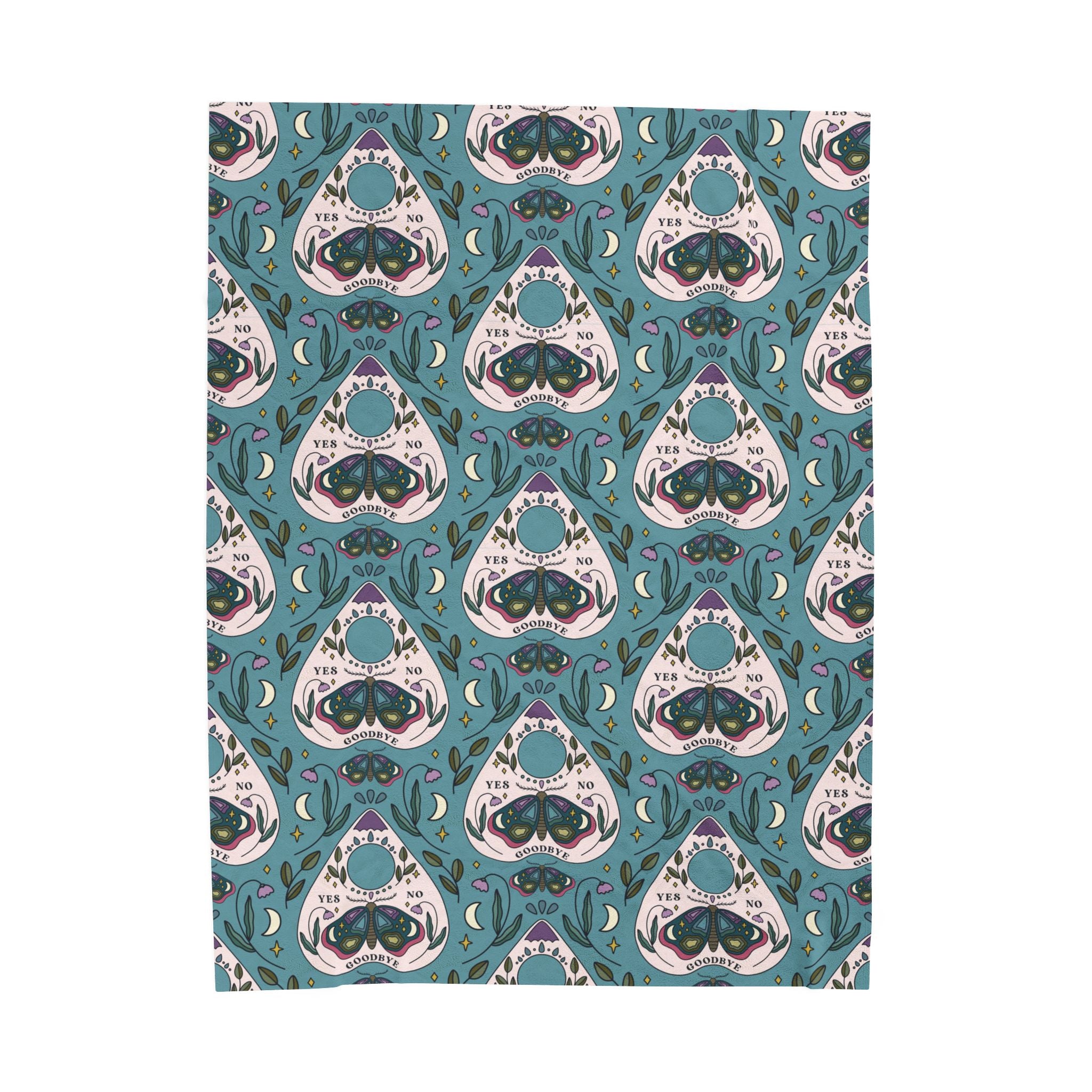 Moth Planchette Plush Blanket
