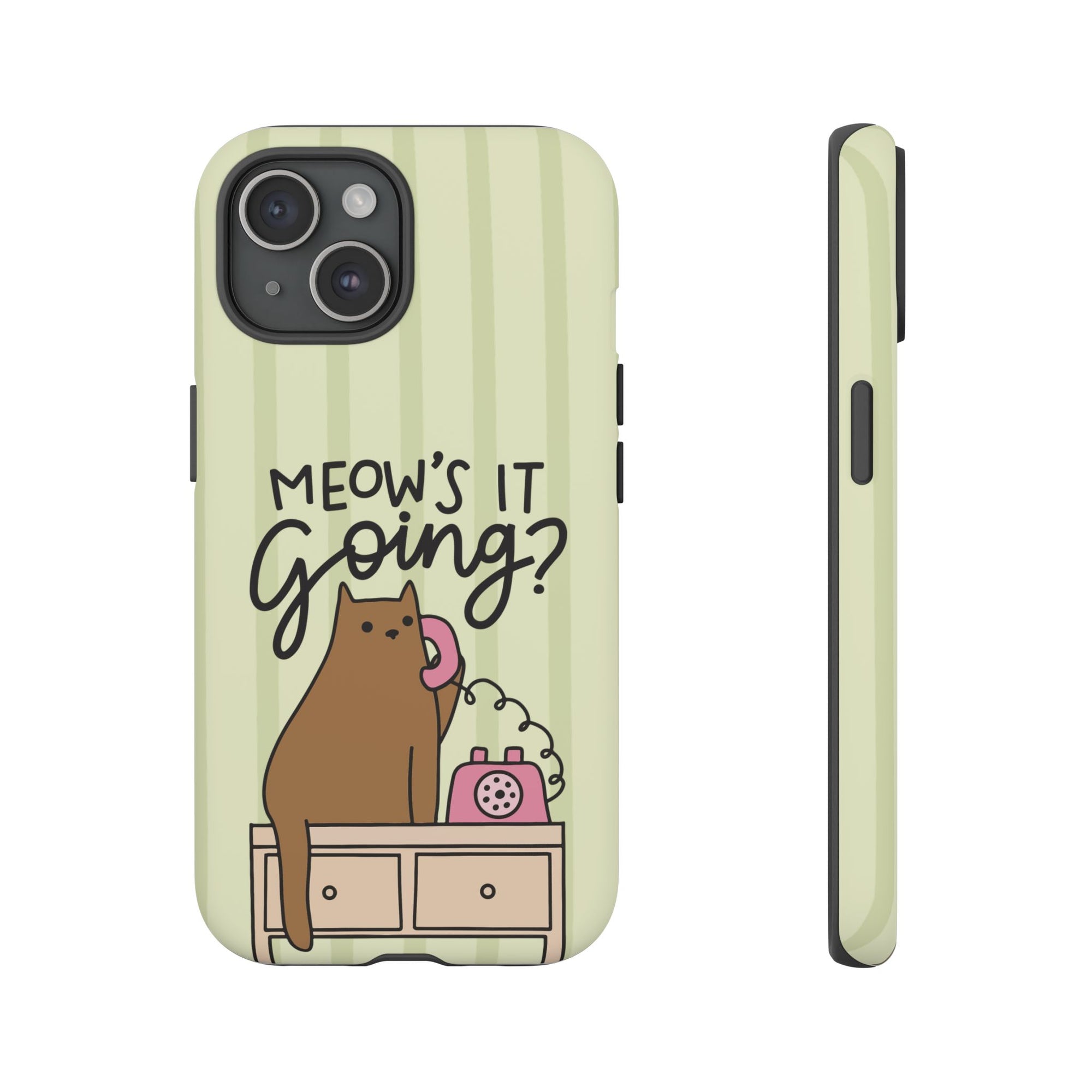 Meow's It Going? iPhone Case