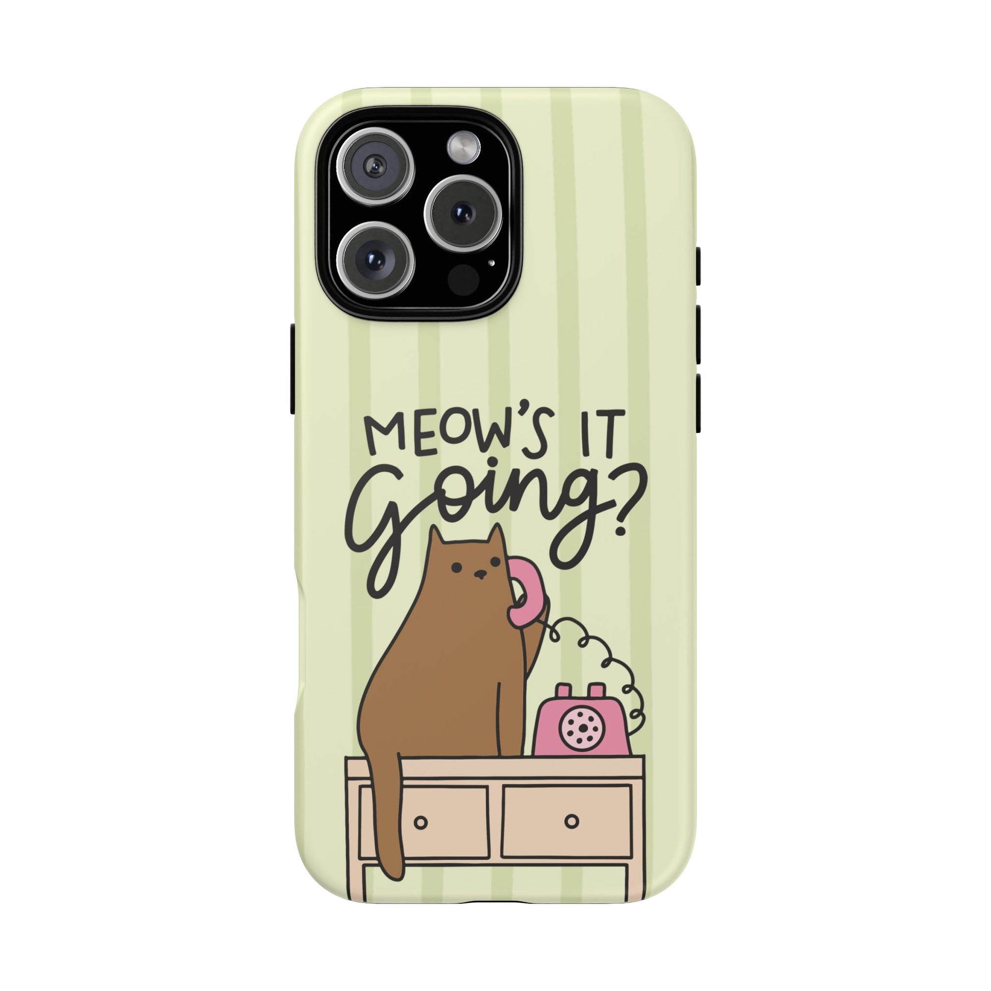 Meow's It Going? iPhone Case